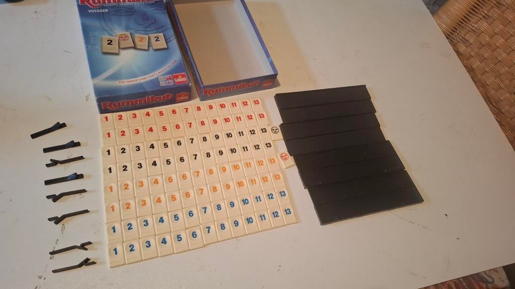 Rummikub voyager, Drie of vier spelers, Ophalen of Verzenden, Gebruikt, Goliath