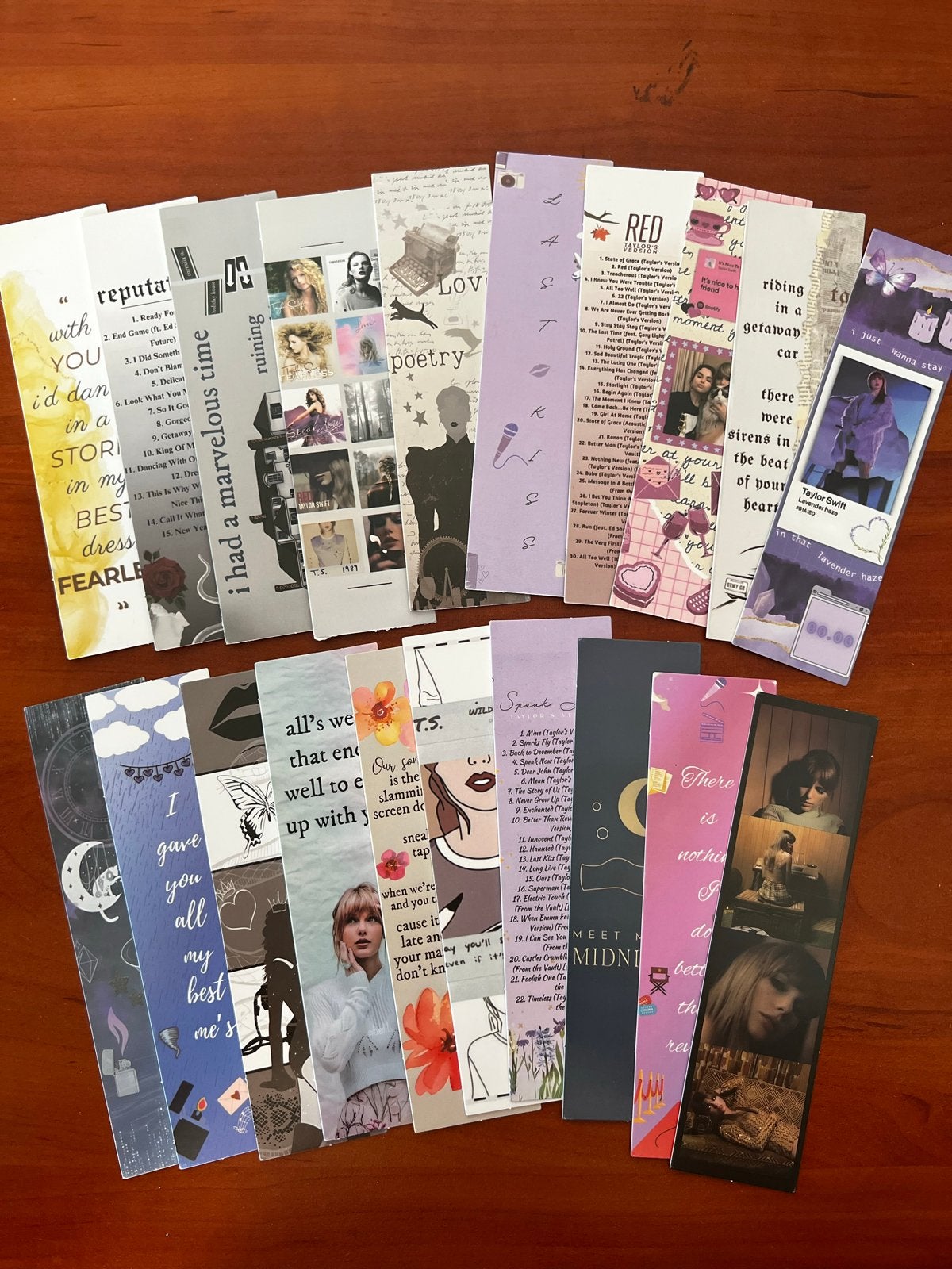 Taylor Swift Boekenleggers - Dik Karton - Diverse Designs, Ophalen of Verzenden, Nieuw, Overige onderwerpen