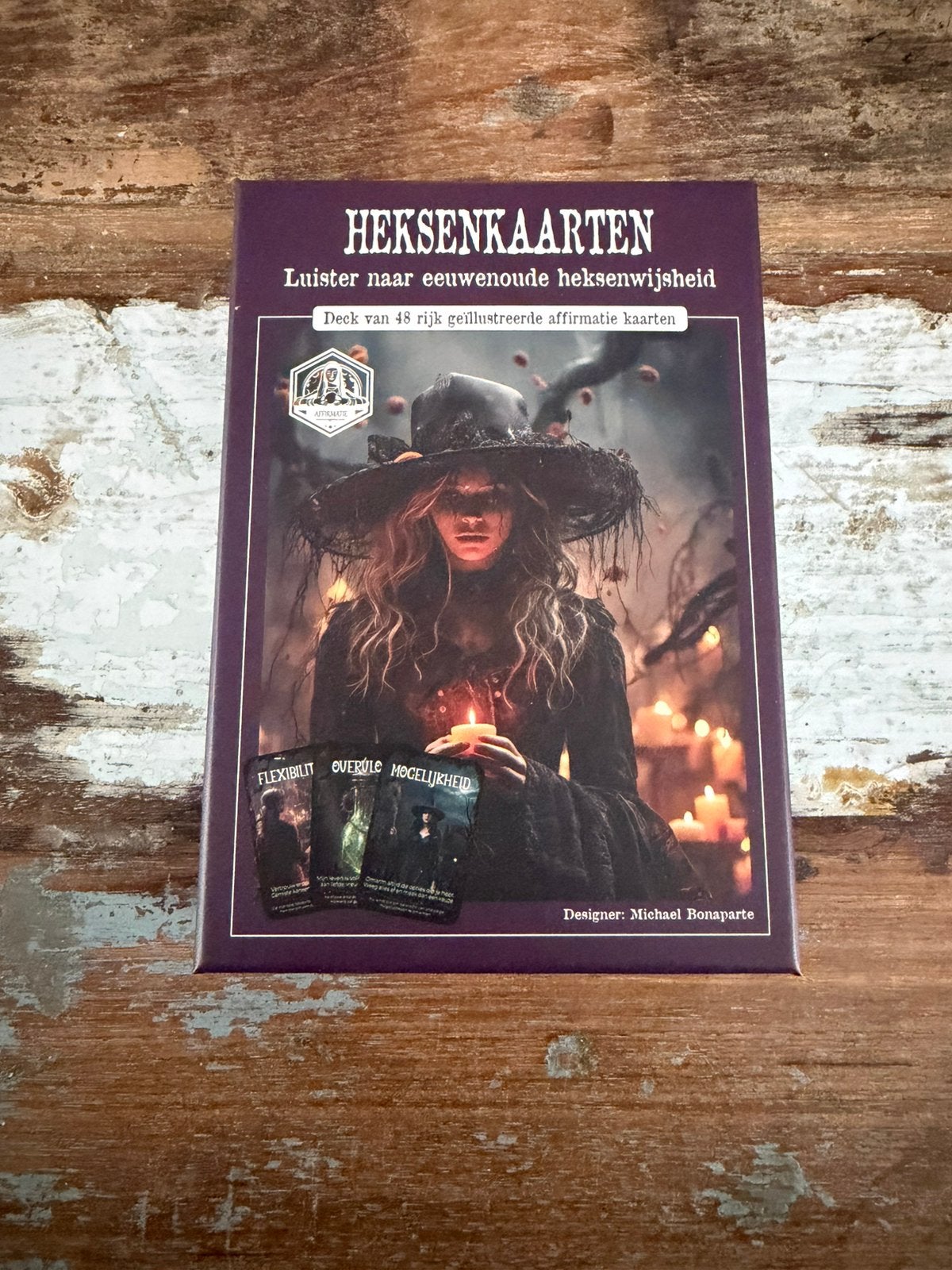 Heksenkaarten affirmatiekaarten, Boeken, Esoterie en Spiritualiteit, Ophalen of Verzenden, Zo goed als nieuw, Tarot of Kaarten leggen