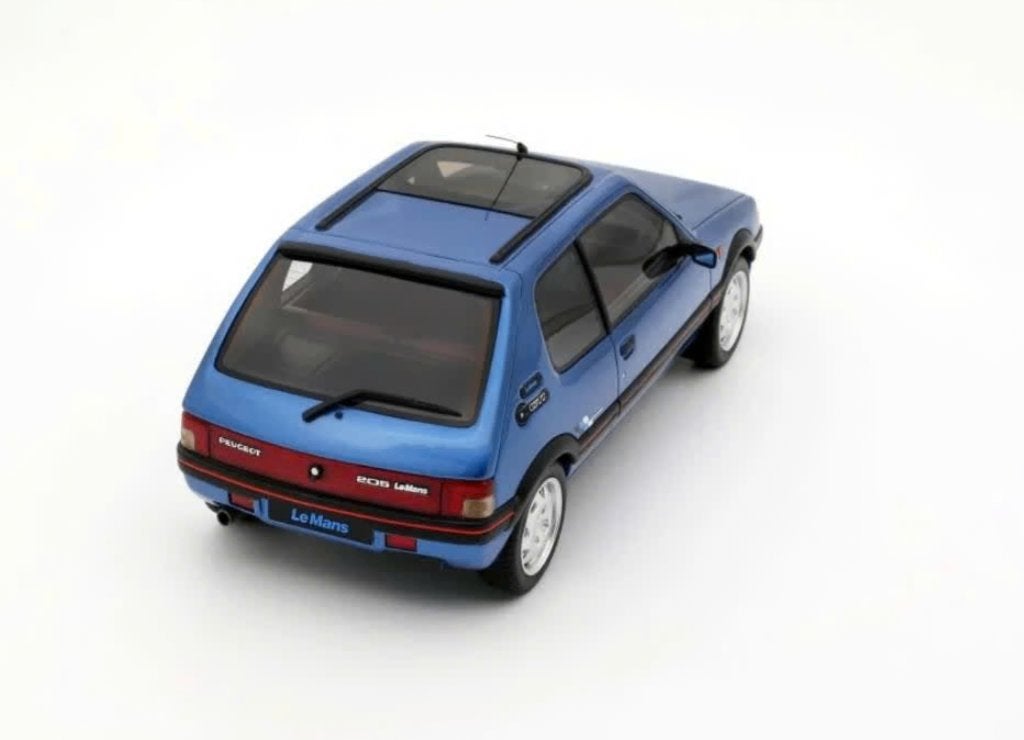 PEUGEOT 205 1.9 GTI LE MANS BLAUSW 1991 1/18 OTTO OT1153, Ophalen of Verzenden, Nieuw, Auto, OttOMobile