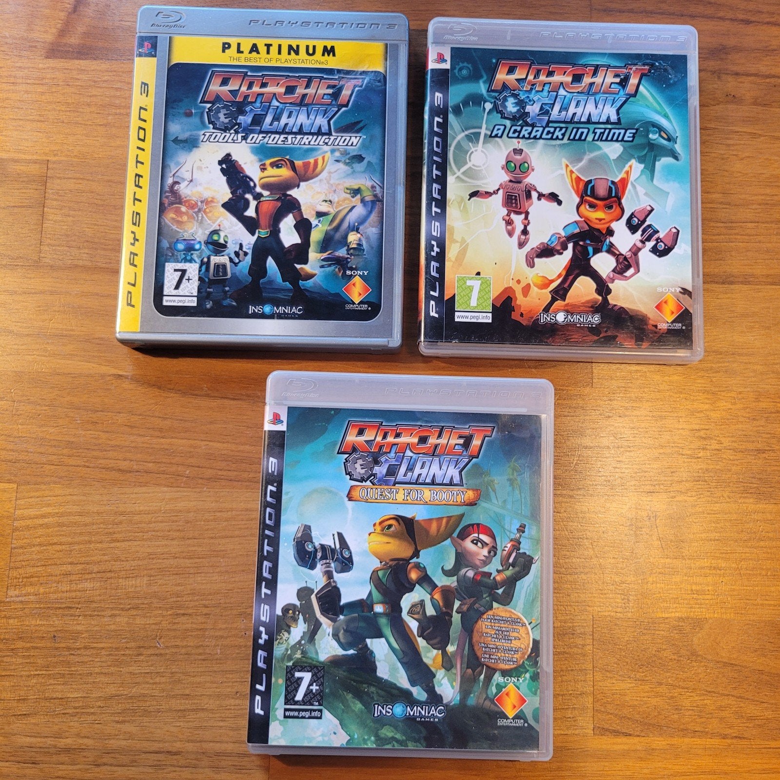 Drie Ratchet & Clank PS3 Games, Ophalen of Verzenden, Gebruikt, Vanaf 7 jaar
