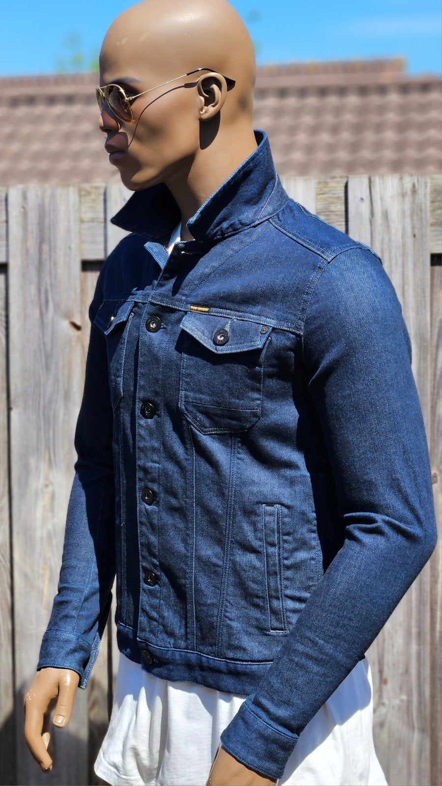 Pme Legend stretch spijkerjas / spijkerjack (S) nieuwstaat, Kleding | Heren, Jassen | Zomer, Blauw, ., Ophalen of Verzenden, Zo goed als nieuw