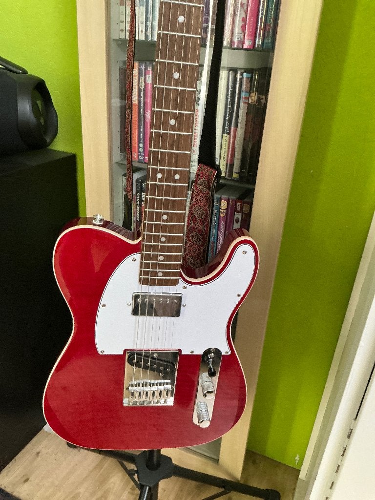 Fender Squier gitaar te koop!, Ophalen, Zo goed als nieuw, Solid body, Fender