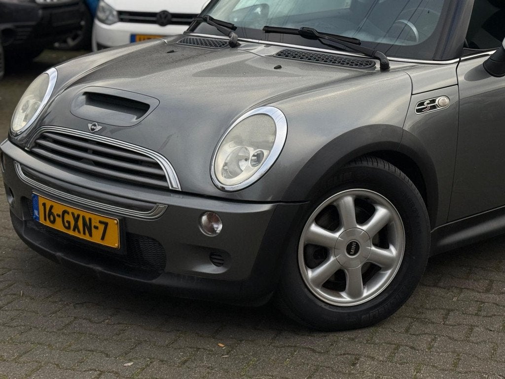 Mini Mini 1.6 Cooper S AIRCO/LMVELGEN/RIJDT PERFECT/NETTE AU, Auto's, Mini, Voorwielaandrijving, Stof, Gebruikt, Zwart