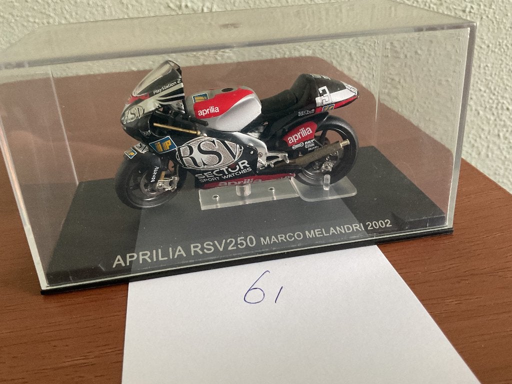Aprilia RSV250, Marco Melandri, 2002 (61), Ophalen of Verzenden, Zo goed als nieuw