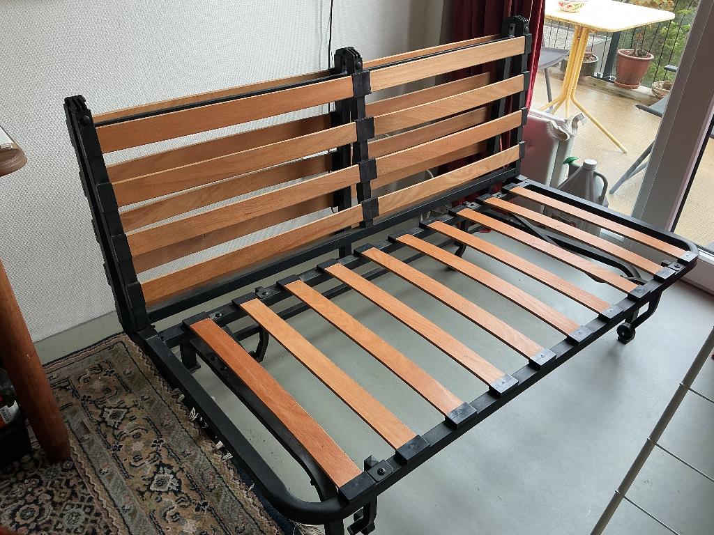 Slaapbank IKEA, Ophalen, Gebruikt, Tweepersoons, 140 cm