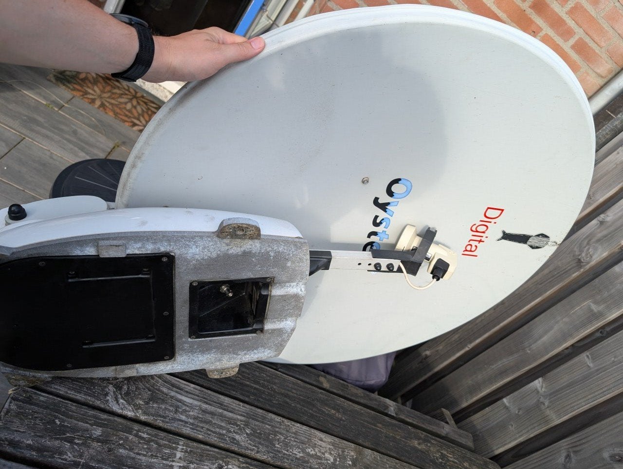 Oyster Digital 85, Audio, Tv en Foto, Schotelantennes, Ophalen, Gebruikt, (Schotel)antenne, Overige merken