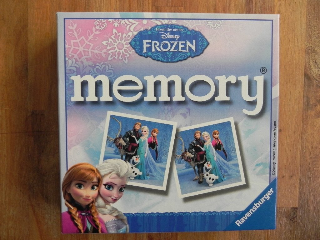 TE KOOP; DISNEY 'FROZEN'  MEMORY SPEL, Ophalen, Zo goed als nieuw, Puzzelen
