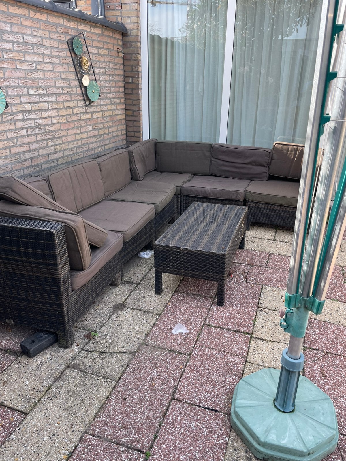 Tuinset nog in goede staat, Ophalen, Zo goed als nieuw, 2 zitplaatsen