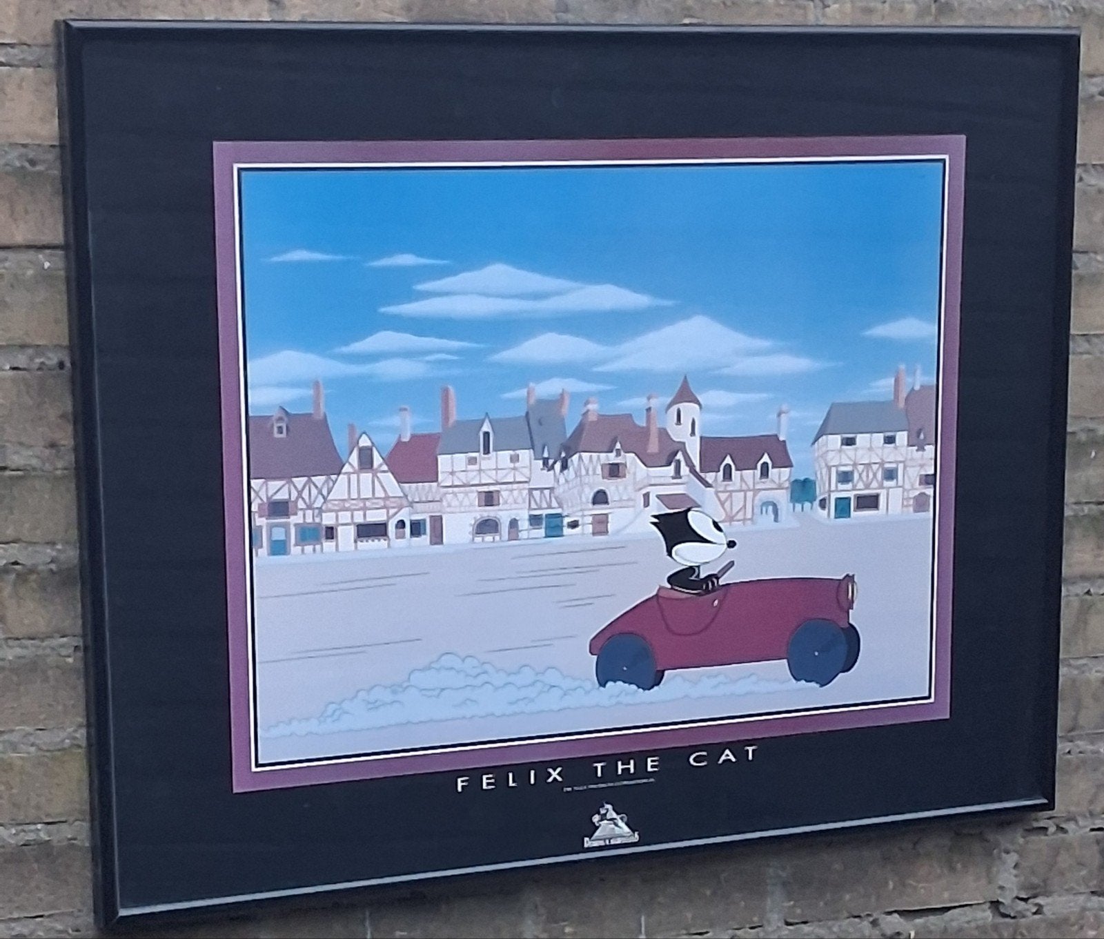 Felix the Cat. Demons & Merveilles. Poster.  81/61 cm., Ophalen, Met lijst, Rechthoekig Liggend, Zo goed als nieuw