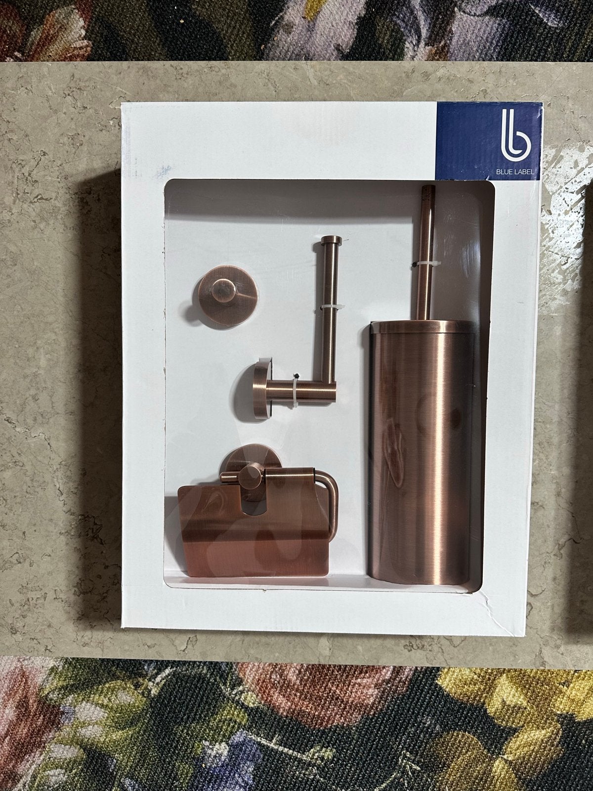 Koperkleurige Toilet Accessoire Set - Nieuw, Toilet-accessoire, Overige kleuren, Overige merken, Nieuw