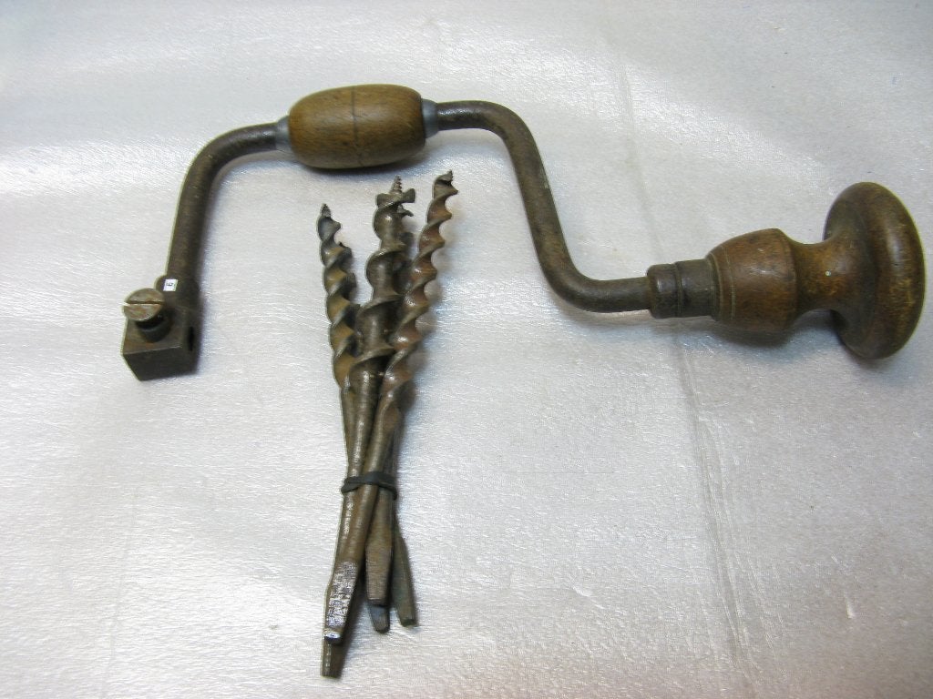 9) Antieke BOOROMSLAG, Antiek en Kunst, Antiek | Gereedschap en Instrumenten, Ophalen of Verzenden