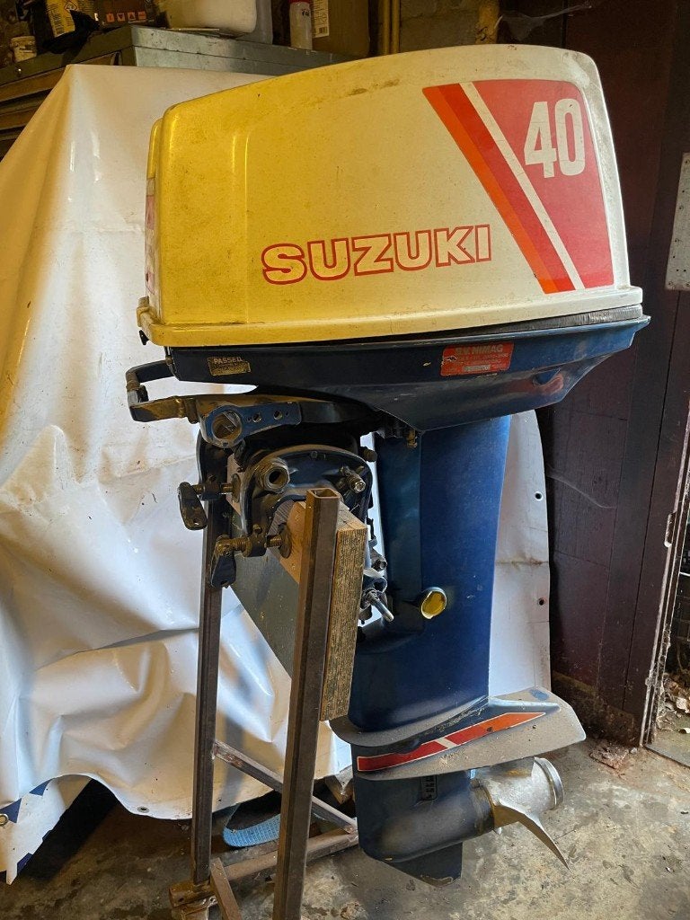 Suzuki Buitenboordmotor 40 Pk voor onderdelen, Watersport en Boten, Ophalen, Gebruikt, Motor en Techniek
