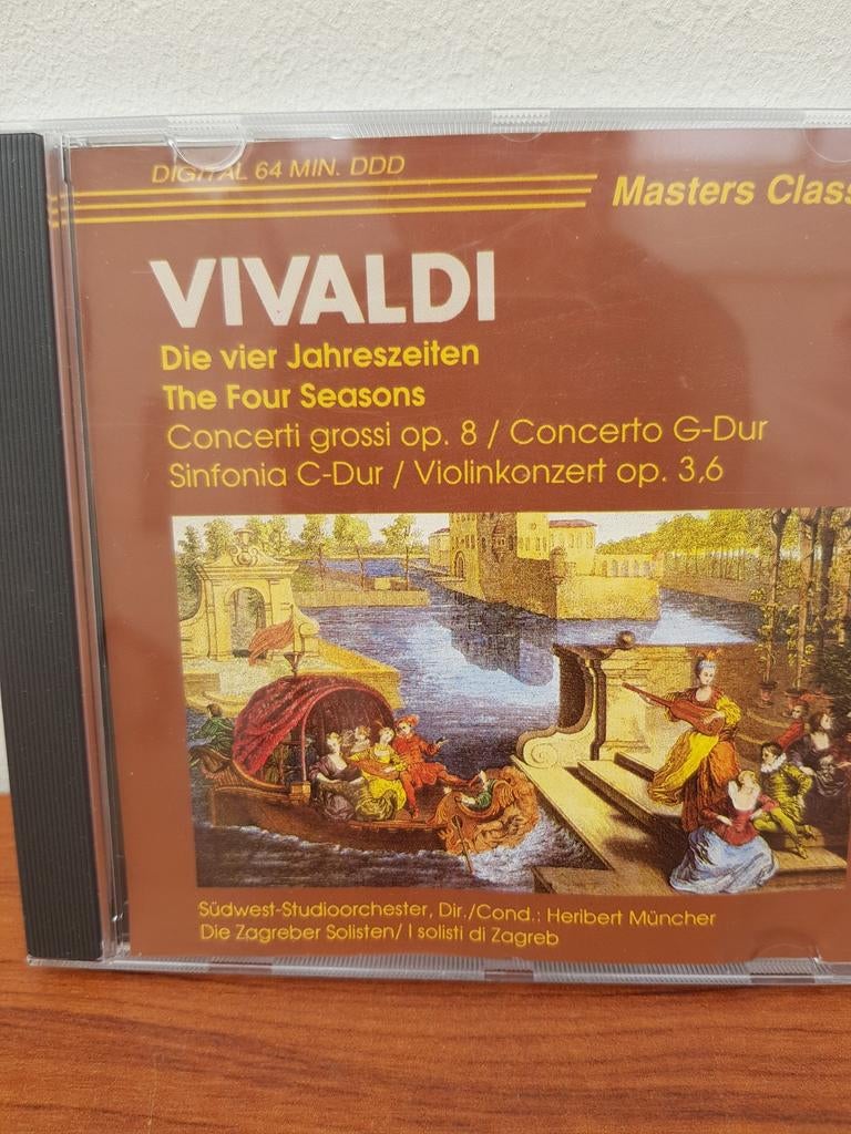 Vivaldi - Die vier Jahreszeiten - The Four Seasons CD, Ophalen of Verzenden, Barok, Zo goed als nieuw, Orkest of Ballet