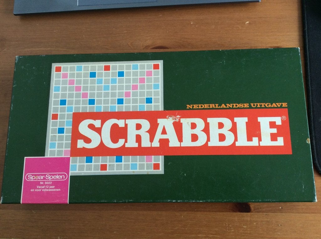 Scrabble, Spears spelen. Compleet en netjes, Een of twee spelers, Ophalen of Verzenden, Gebruikt, Spear's Games