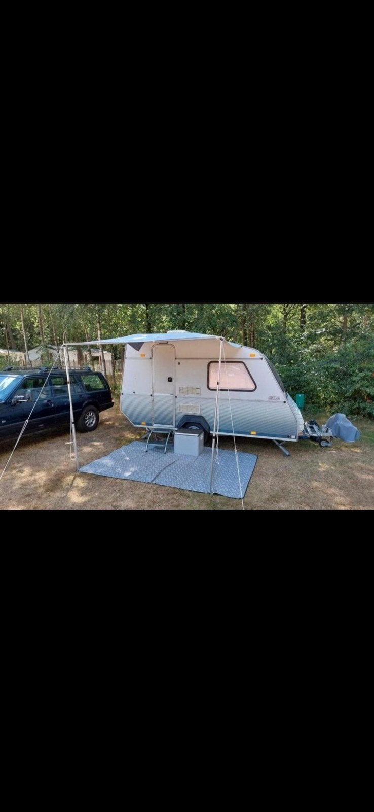 Compacte Kip 33 ek caravan 554 kg  leeg gewicht ., Caravans en Kamperen, Caravans, Kip, Tot en met 2, Particulier, 500 - 750 kg