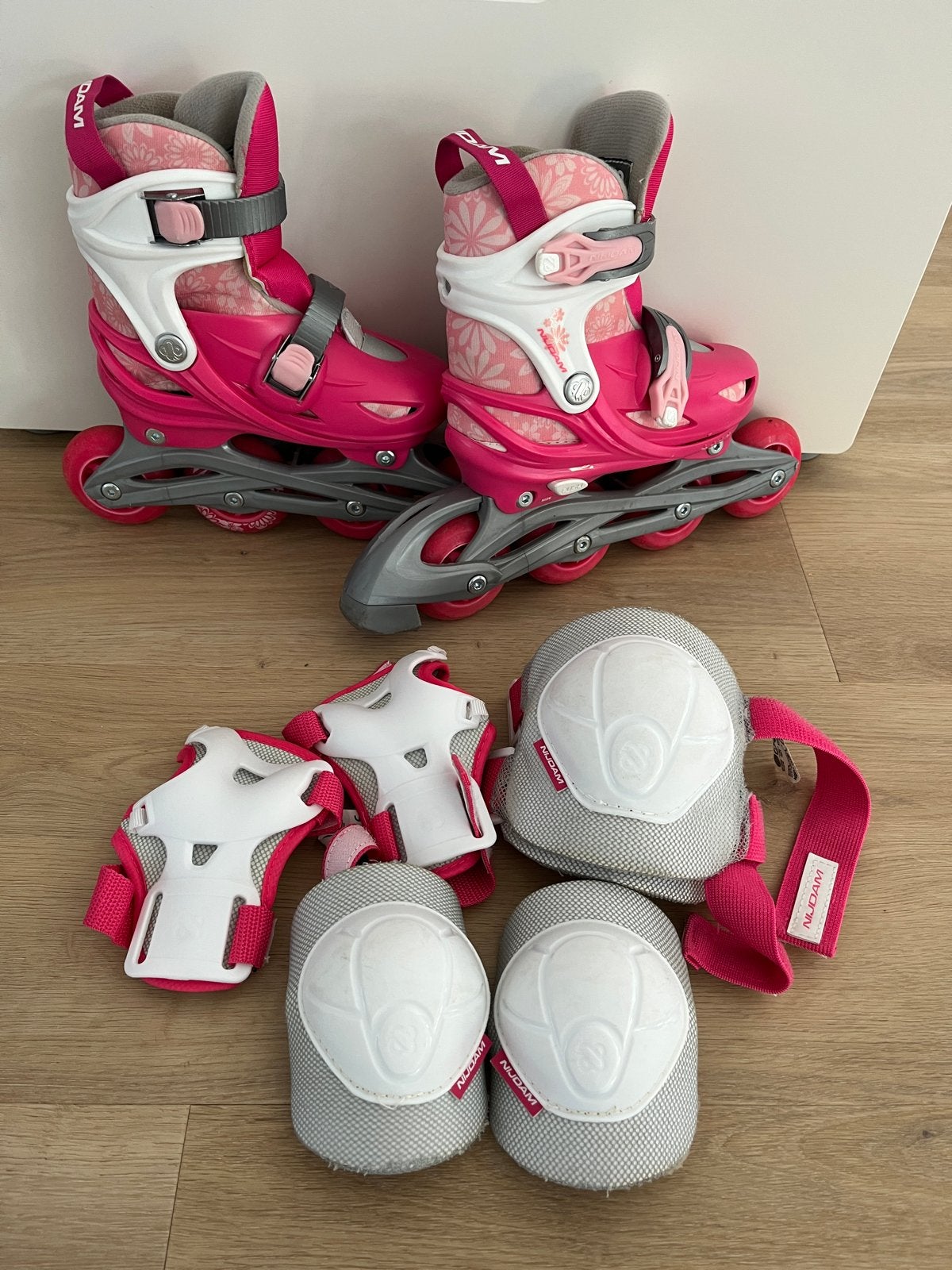 Nijdam 3-in-1 skeelers roze, maat 29-32 incl. bescherming, Kinderen, Inline skates 4 wielen, Ophalen, Overige merken