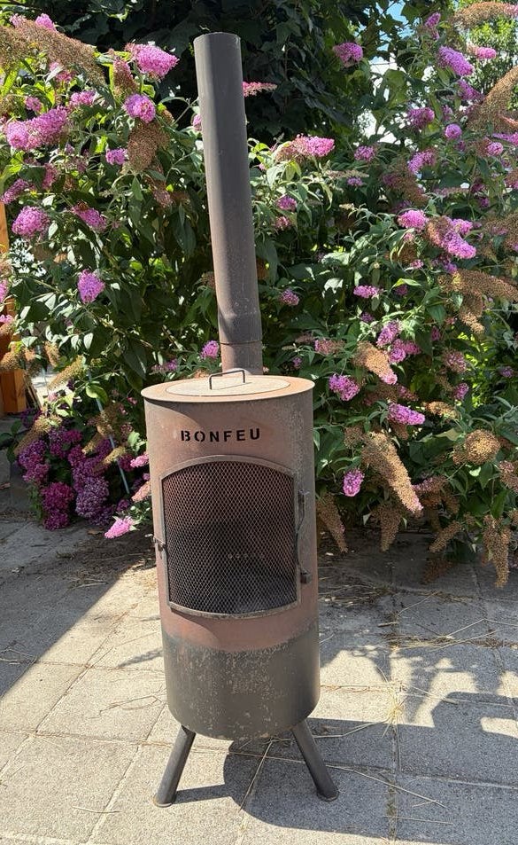 Bonfeu vuurton/buitenhaard met grillfunctie, Ophalen, Gebruikt, Vuurton