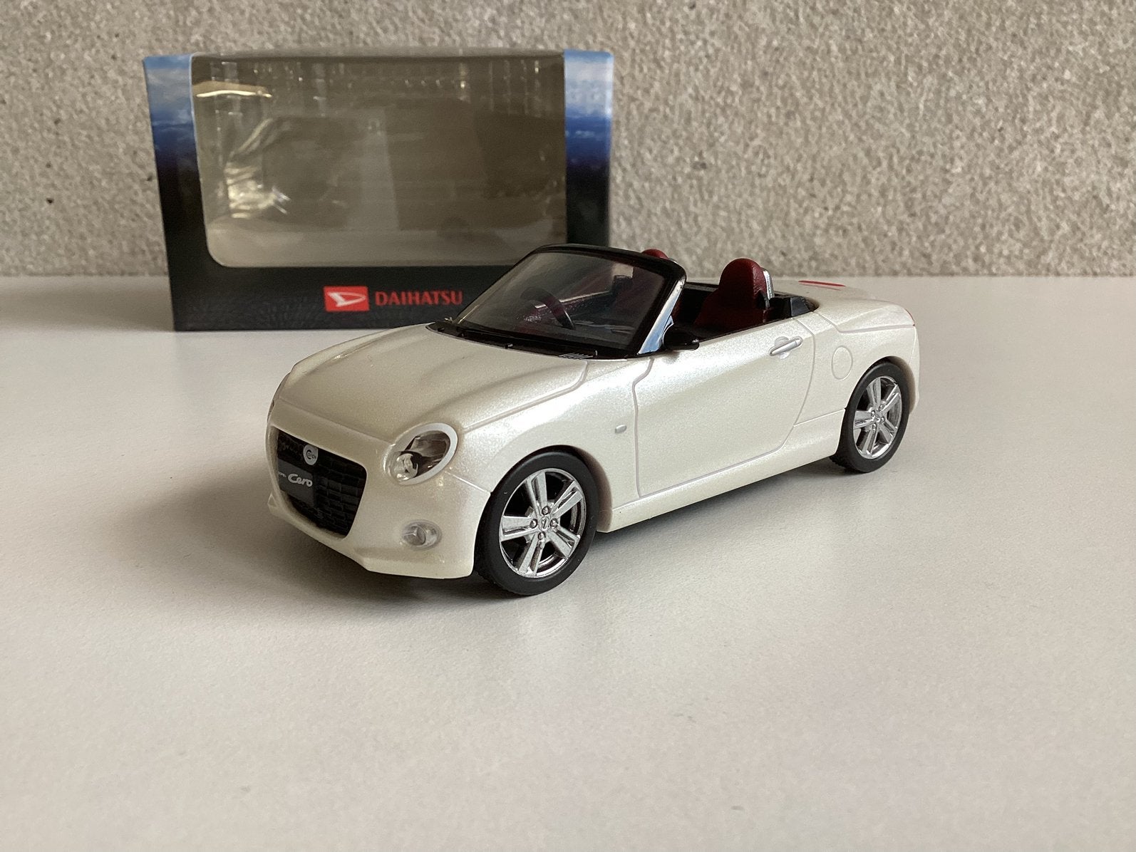 Daihatsu Copen 1:32 wit Nieuw in verpakking, Ophalen of Verzenden, Nieuw, Auto, Overige merken