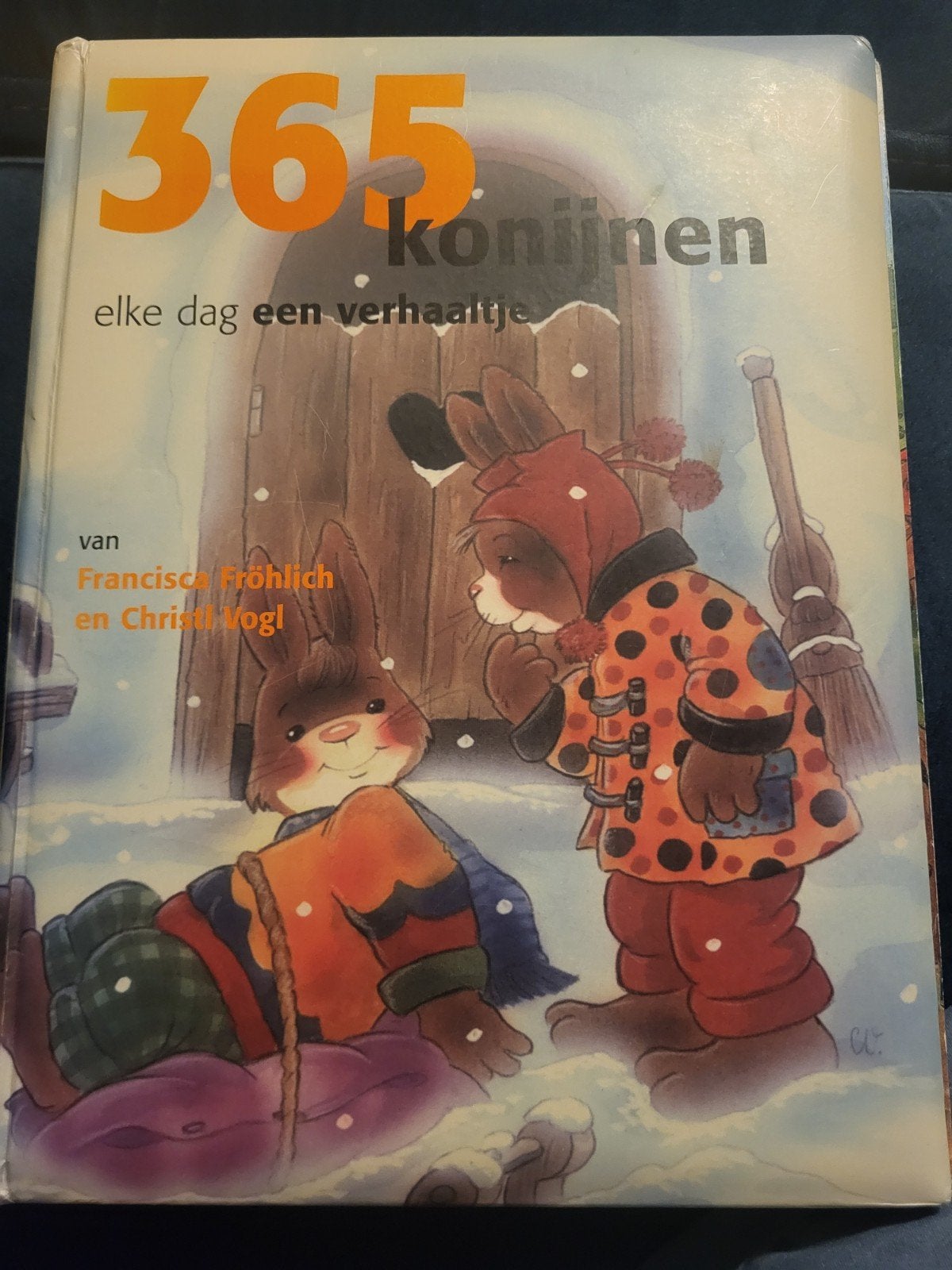 365 Konijnen: Elke dag een verhaaltje - Francisca Fröhlich, Boeken, Ophalen of Verzenden, Zo goed als nieuw, Francisca Fröhlich en Christl Vogl