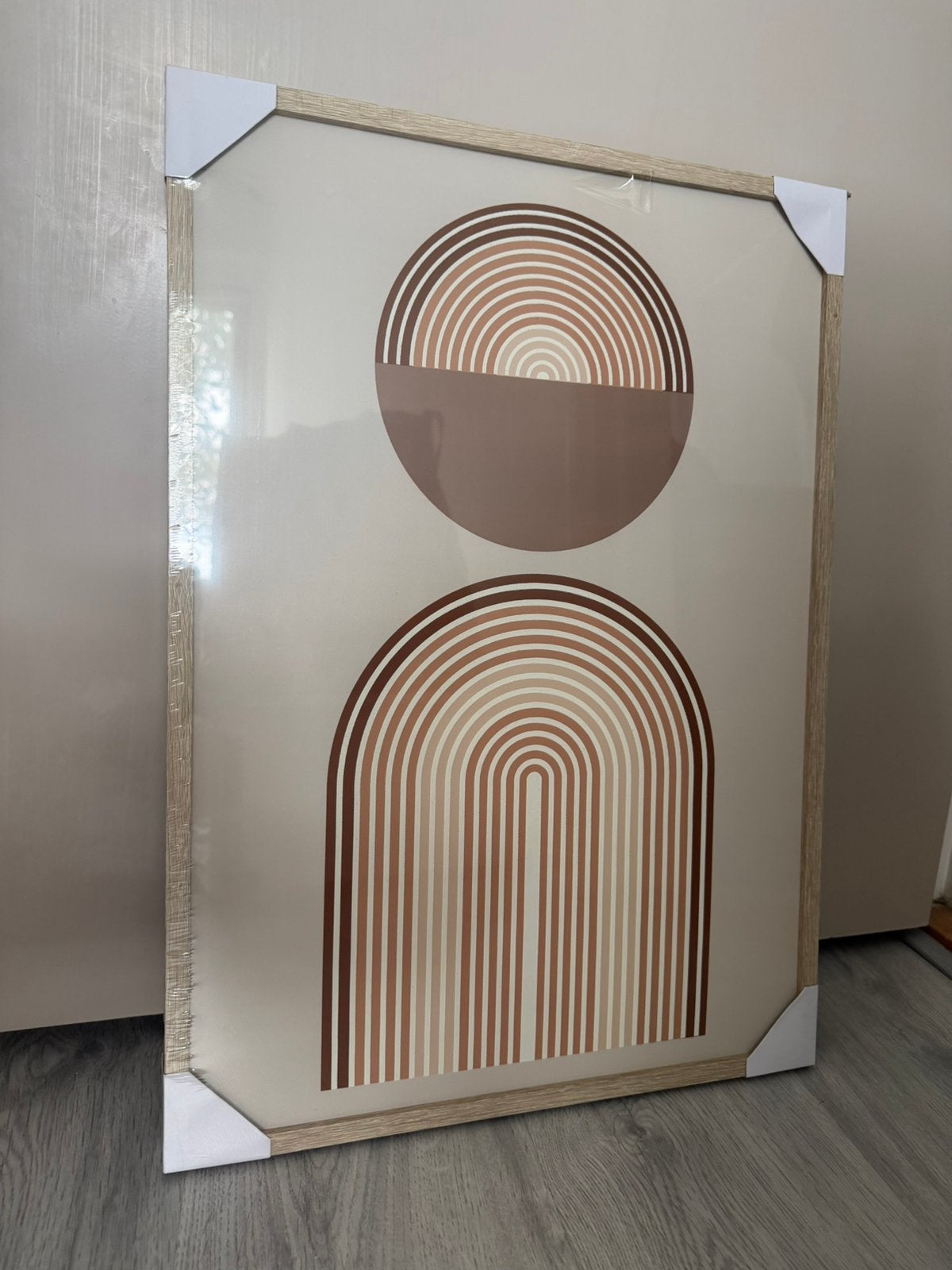 Canvas wanddecoratie 57x41 cm nieuw geseald, Ophalen, Schilderij, Hout, Nieuw