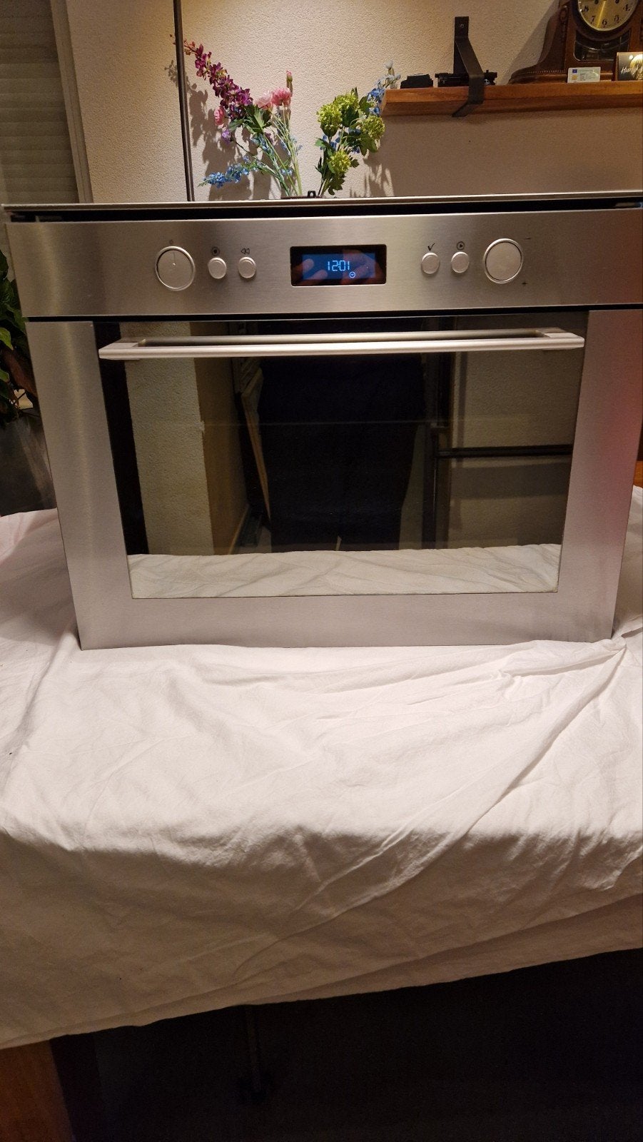Whirlpool AMW 696 IX Combi-oven - Zo goed als nieuw, Ophalen, 45 tot 50 cm, Whirlpool, Inbouw