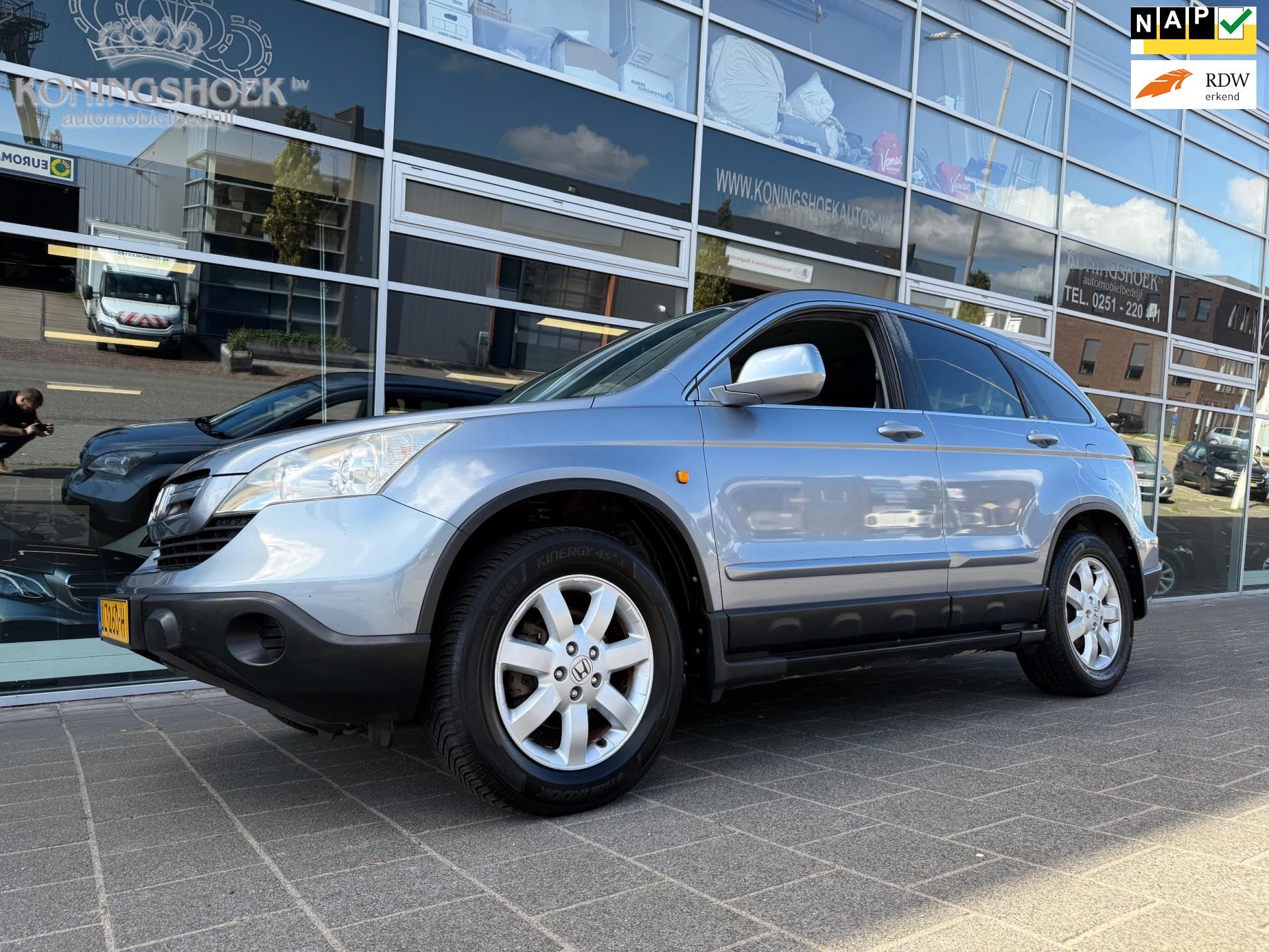 Honda CR-V 2.4i Executive Automaat Youngtimer, Auto's, Automaat, 4 cilinders, Blauw, 11 km/l