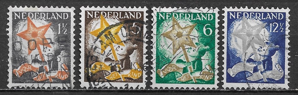 nederland nvph 261-264 gestempeld (2) cw 22.00, Postzegels en Munten, Postzegels | Nederland, Ophalen of Verzenden, T/m 1940, Gestempeld