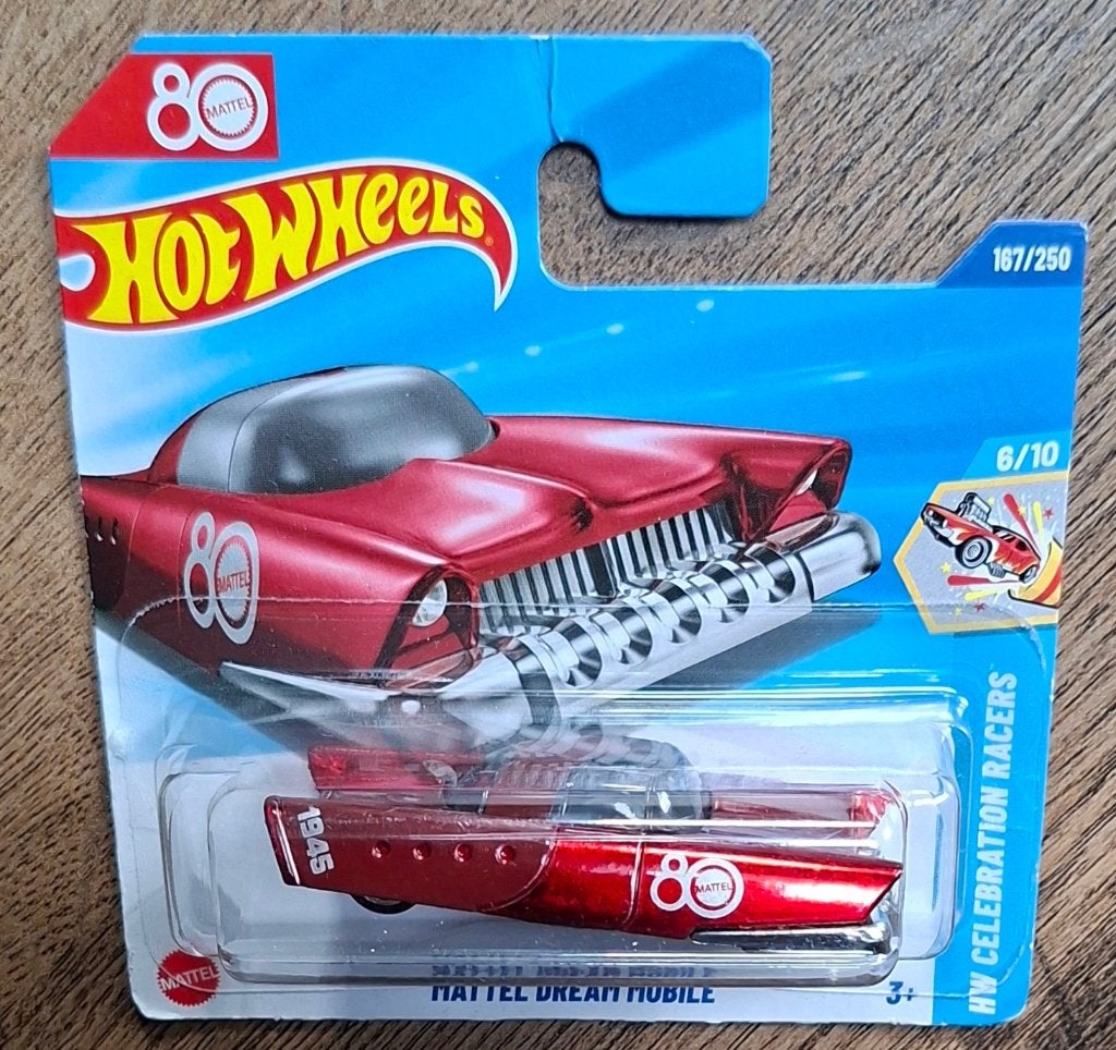Hot Wheels Mattel Dream Mobile (rood) 1/64, Ophalen of Verzenden, Nieuw, Auto