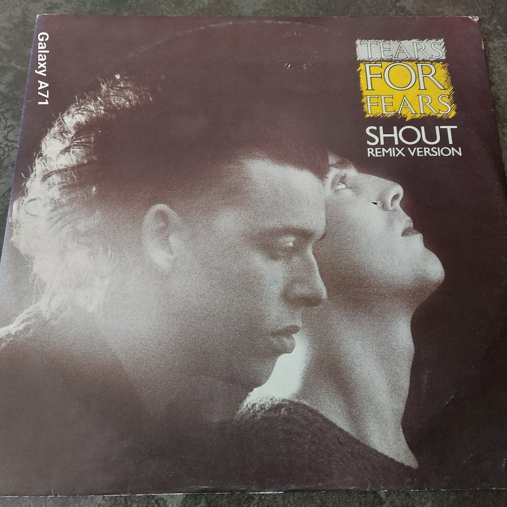 12 inch Maxisingel Tears For Fears - Shout (Remix version), Cd's en Dvd's, Vinyl | Pop, Gebruikt, 1980 - 1989, Ophalen of Verzenden