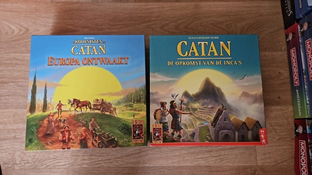 bordspellen actiepakket Catan Incas en Europa Ontwaakt, Een of twee spelers, Ophalen of Verzenden, Nieuw, 999 Games