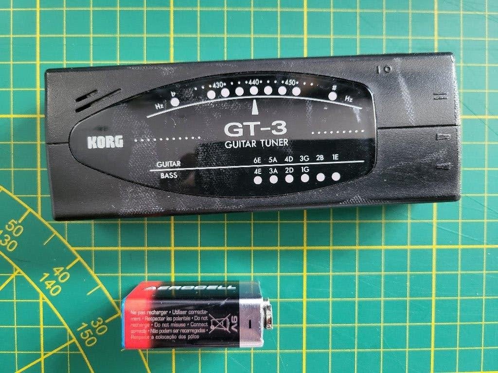 Korg GT-3 stemapparaat voor (bas)gitaar, Ophalen of Verzenden, Gebruikt, Elektrische gitaar