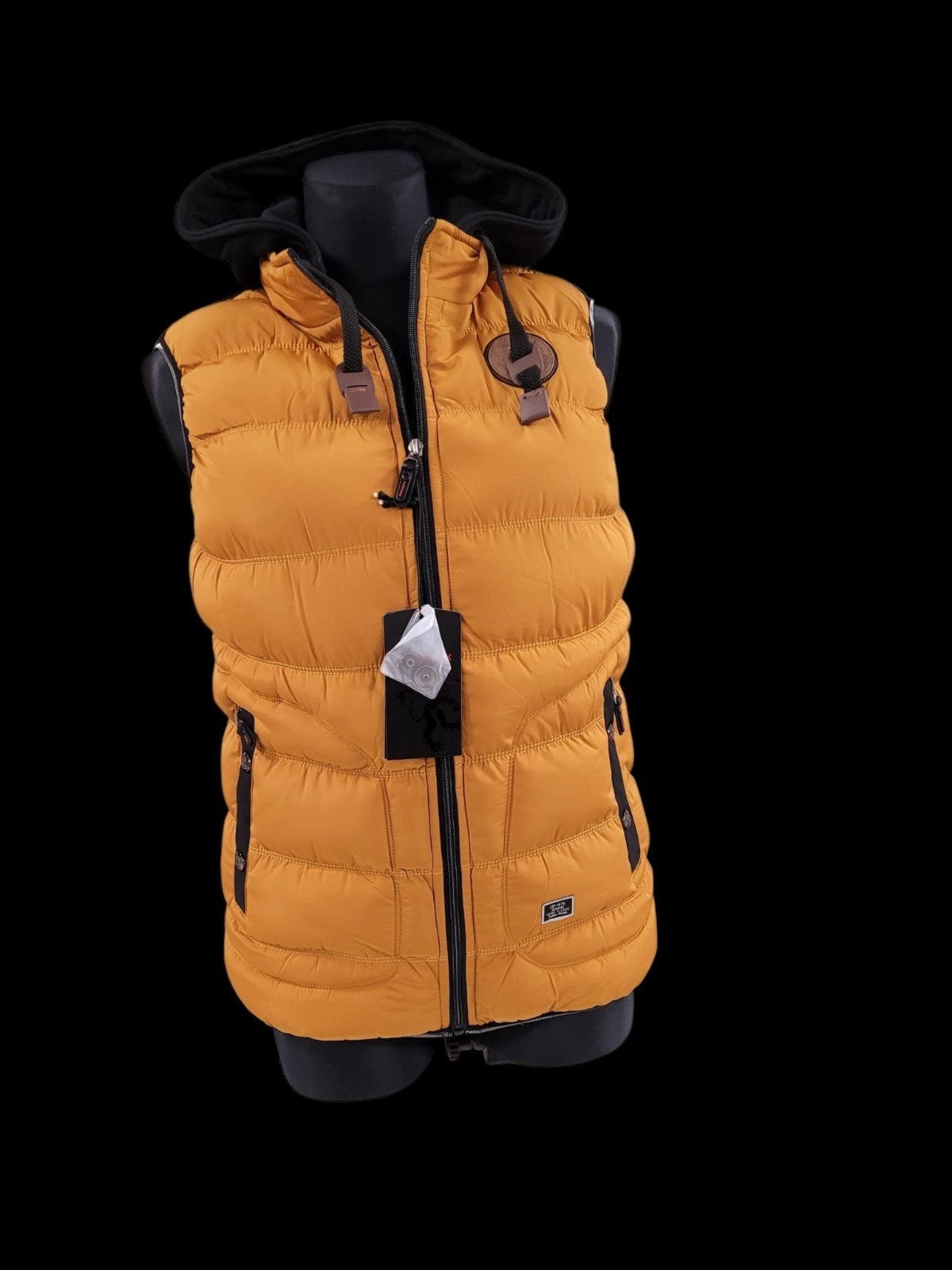 Stijlvolle unisex bodywarmer met afneembare capuchon, Ophalen of Verzenden, Nieuw, Geel