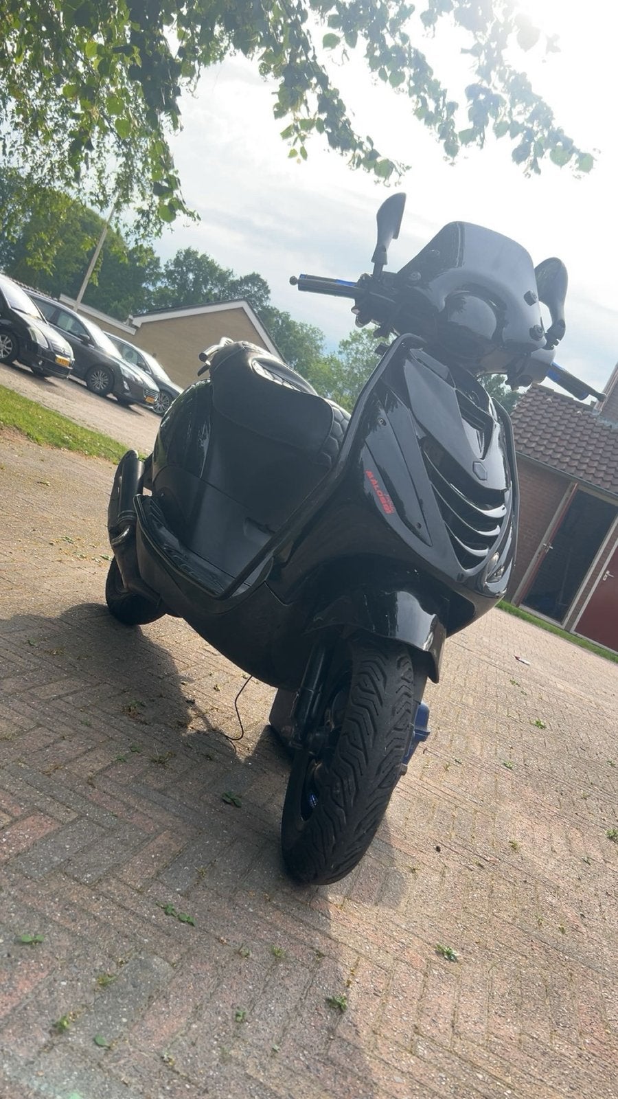 Zip 70cc full option brom top 100kmph, Fietsen en Brommers, Scooters | Piaggio, Zo goed als nieuw, Zip, Maximaal 45 km/u, Tweetakt