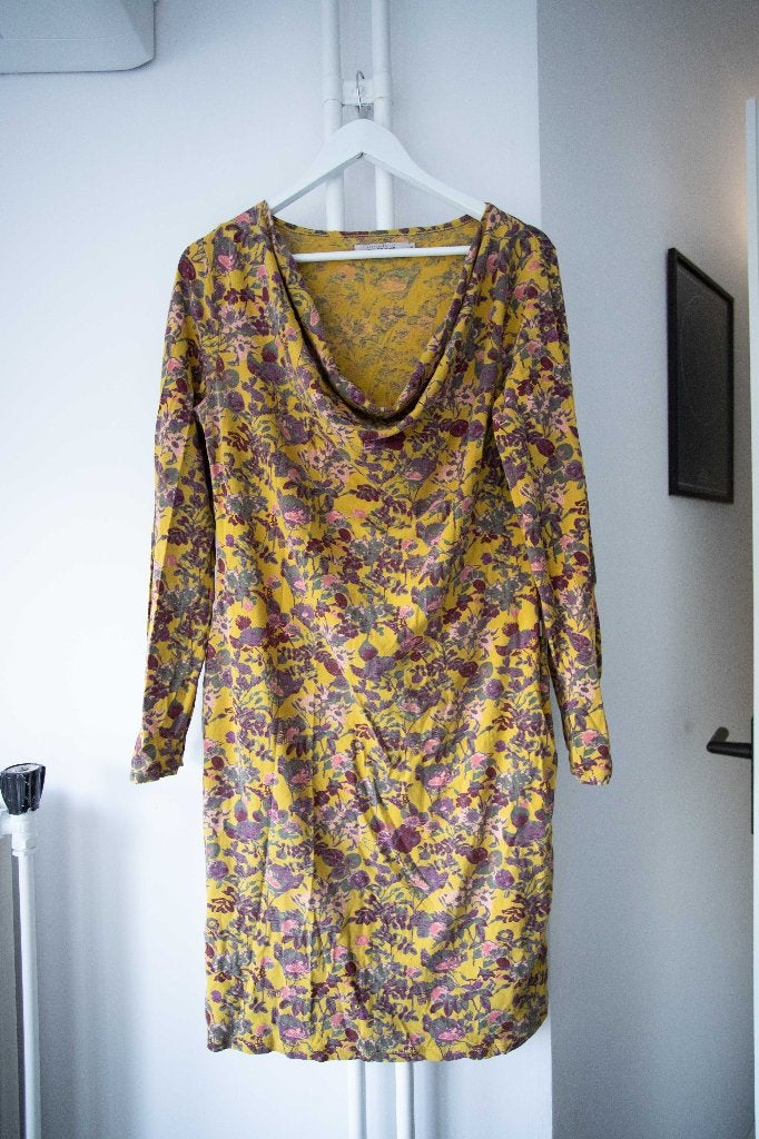 Gele jurk met bloemenpatroon Sissy Boy maat XL, Kleding | Dames, Geel, Maat 46/48 (XL) of groter, Sissy-Boy, Ophalen of Verzenden