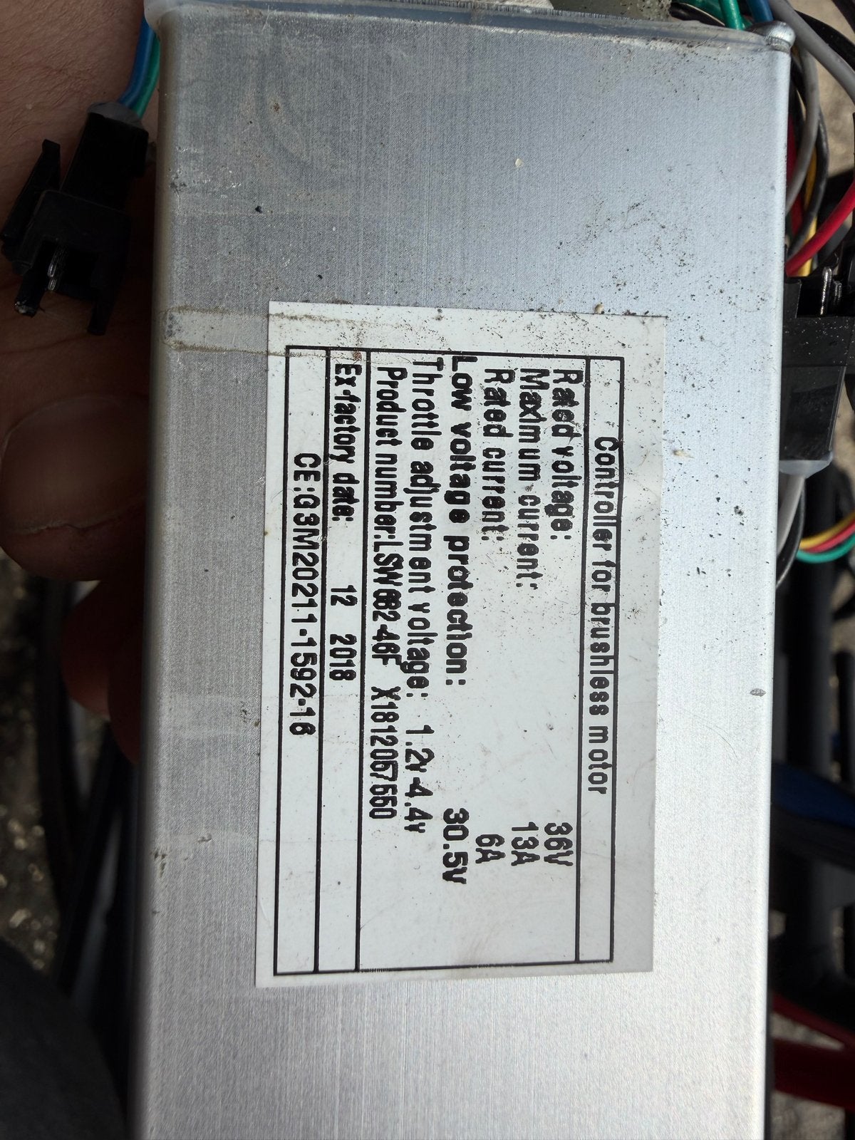 Controller voor Trenergy elektrische fiets - 36V, Elektrische fiets, Gebruikt, Overige typen, Ophalen of Verzenden