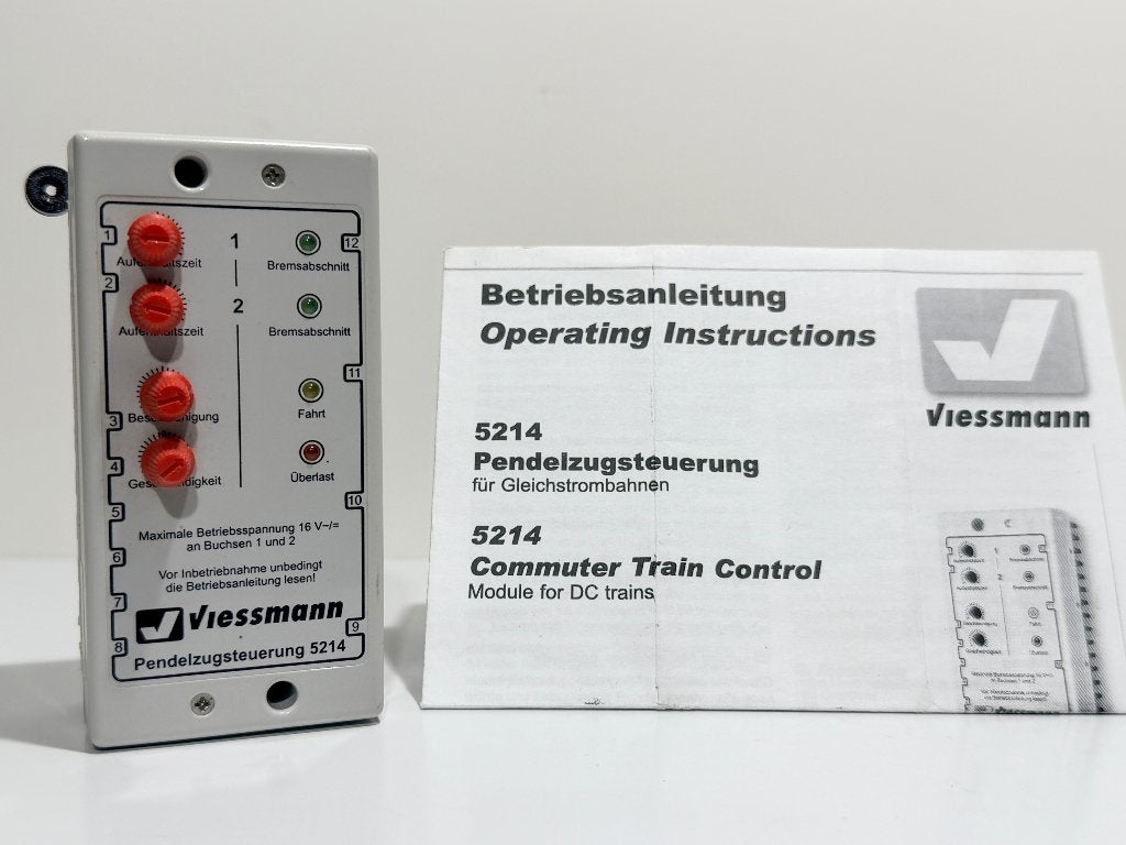 Viessmann: 5204 Pendeltreinbesturing voor gelijkstroom HO/N, Gelijkstroom, Overige typen, Zo goed als nieuw, Analoog