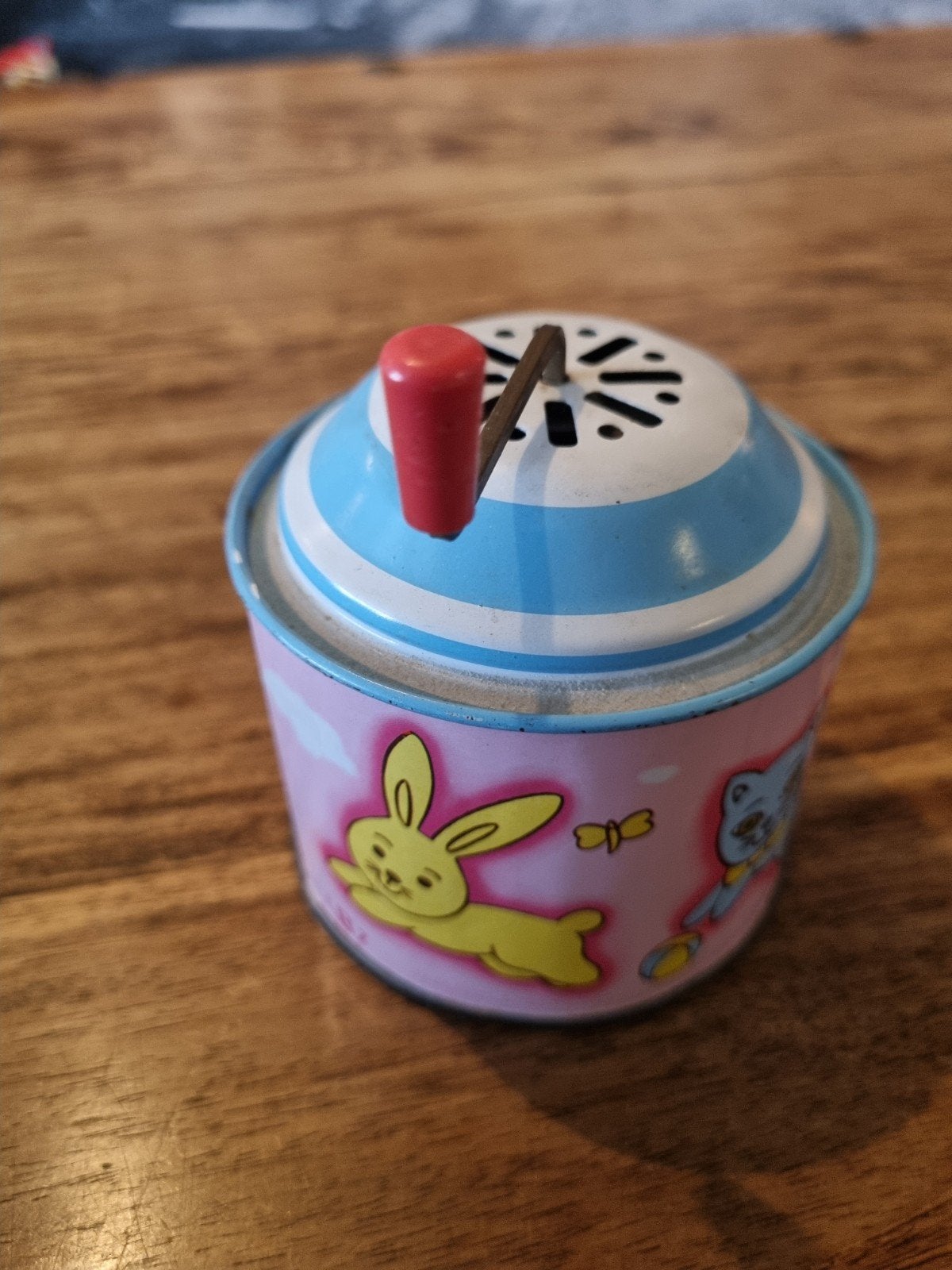Vintage Muziekdoosje met Dierenprint - Jaren '70, Ophalen of Verzenden