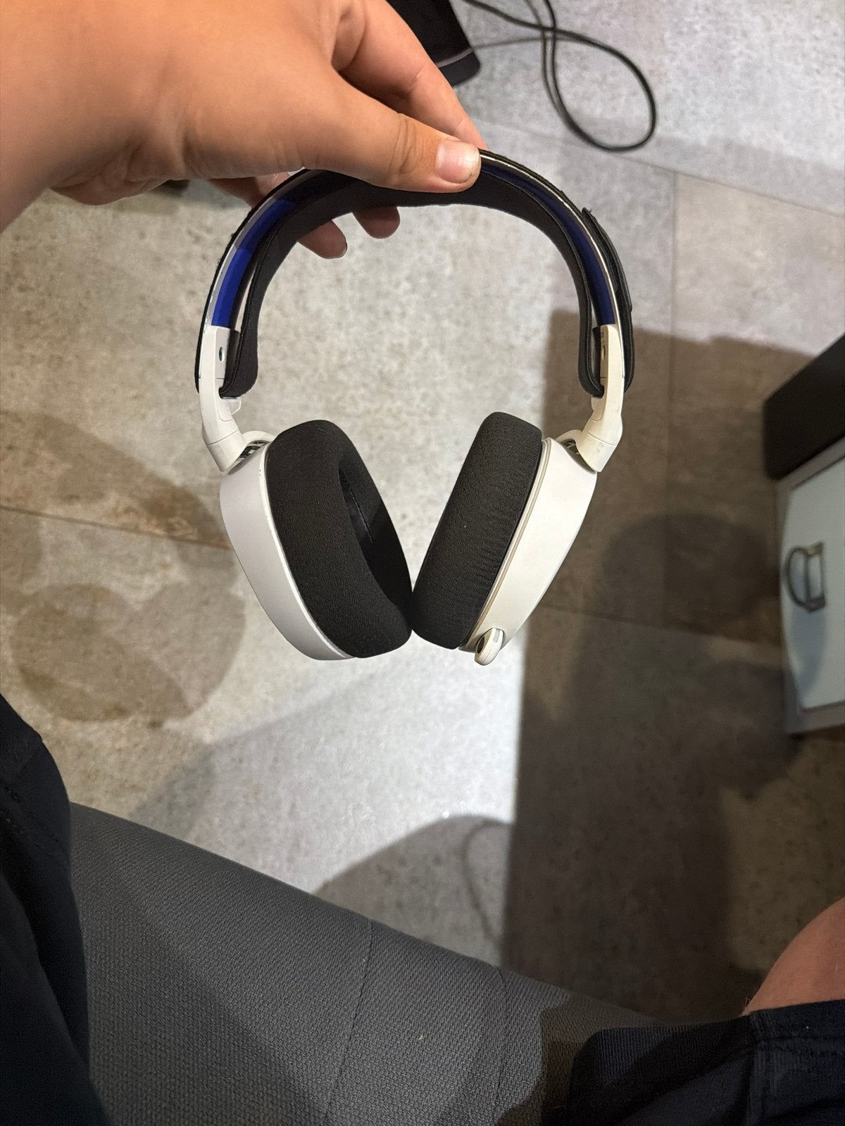 SteelSeries Arctis 7P+ Draadloze Gaming Headset Wit, Ophalen, Gaming, Zo goed als nieuw, Wit