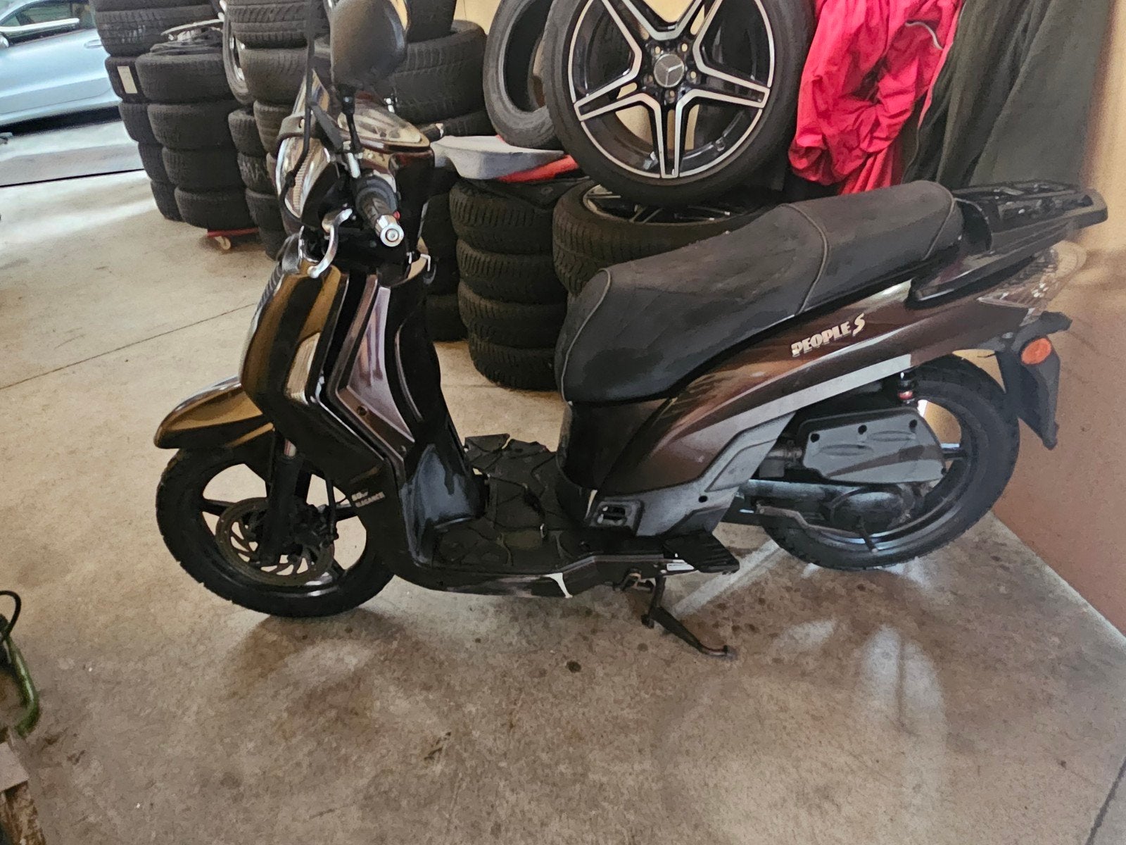 Kymco People S 50 Elegance - Bruin scooter, Ophalen, Gebruikt, Benzine, Kymco