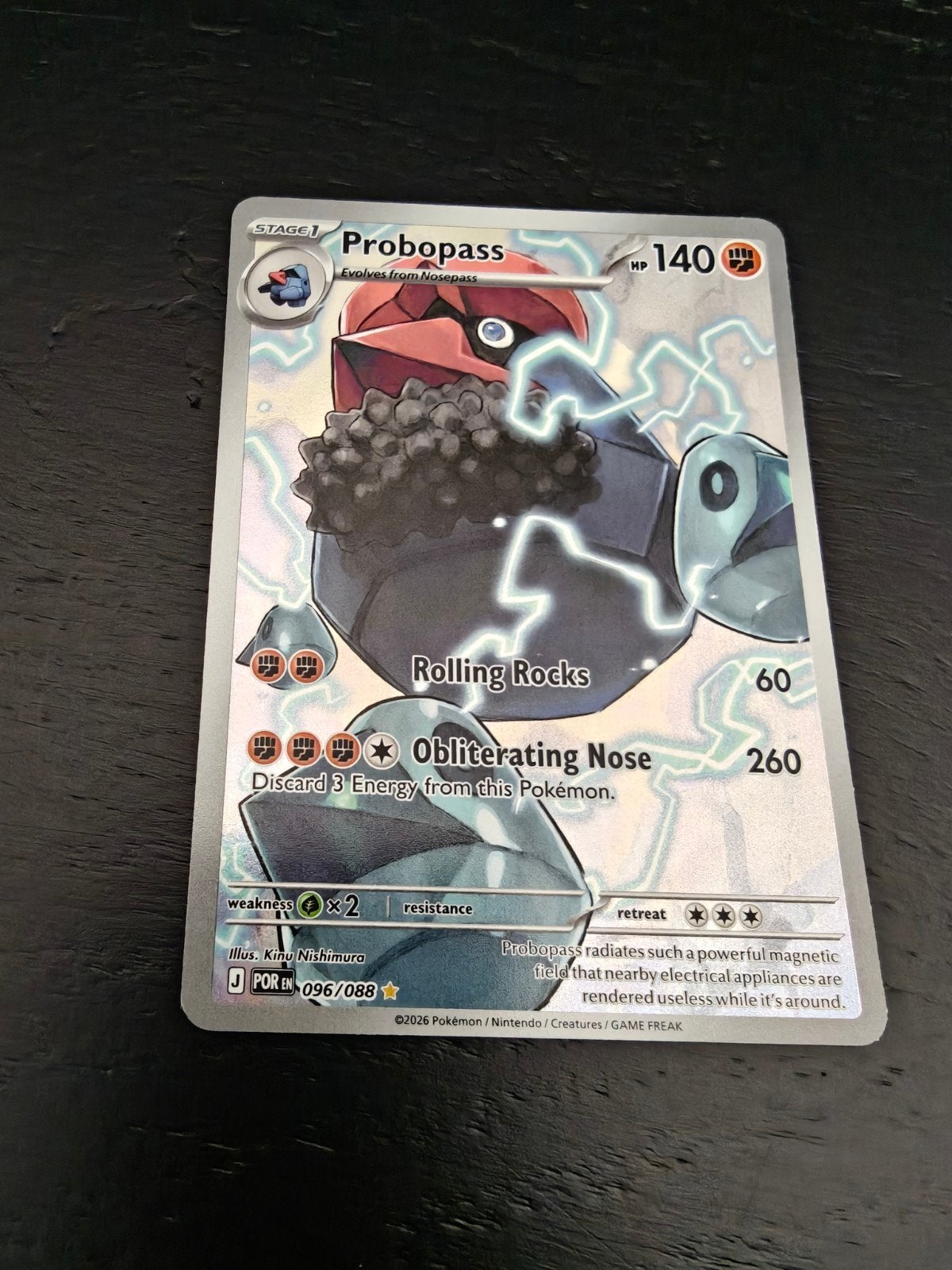 Probopass 096/088. Pokemon perfect order., Verzenden