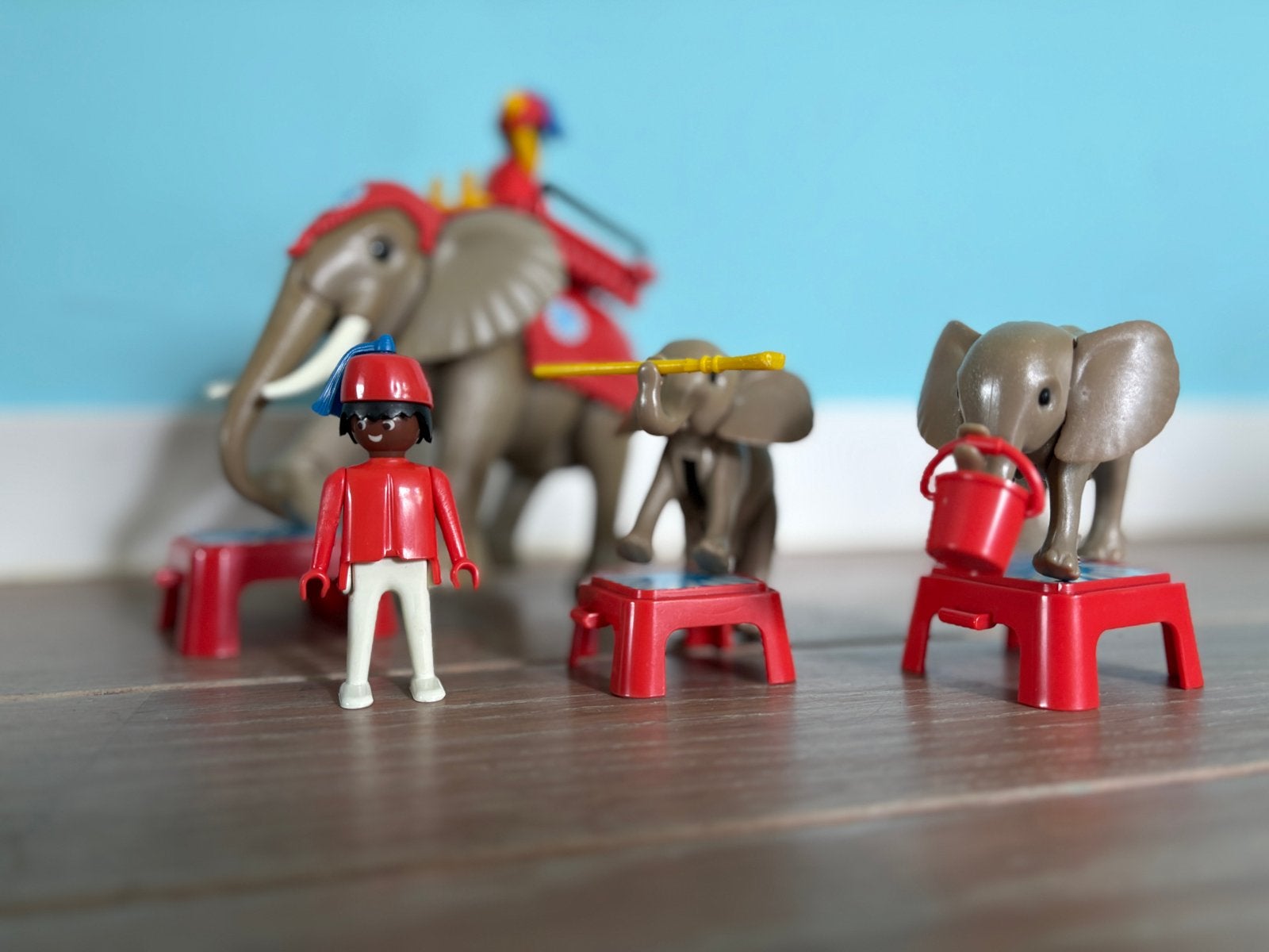 Playmobil Circus Olifanten met Trainer - Set 3519, Ophalen of Verzenden, Gebruikt, Jongen of Meisje
