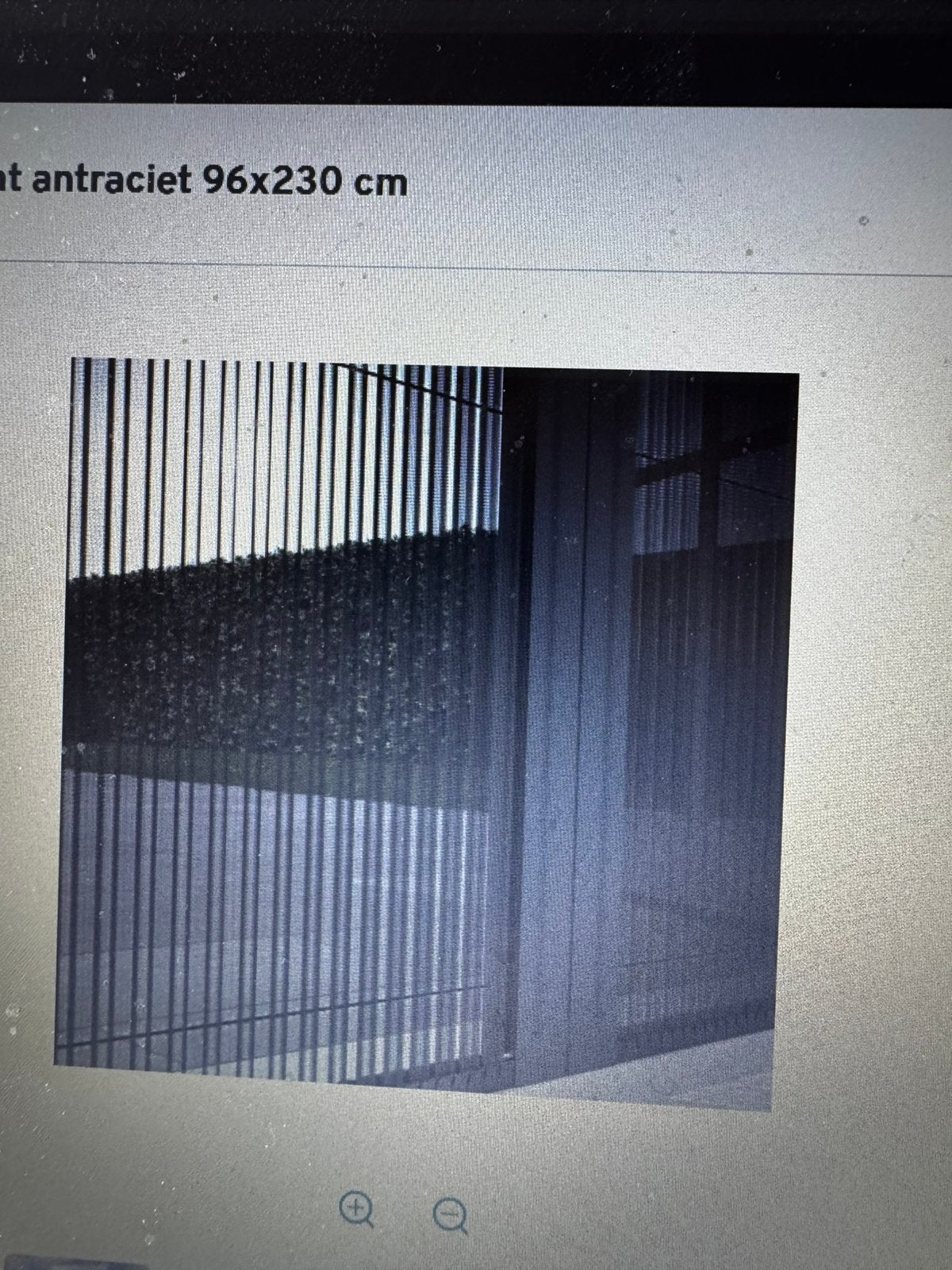 Hordeuren plisee zwart gaas en zwarte profielen, Doe-het-zelf en Verbouw, Ophalen, Hordeur, Nieuw, 120 cm of meer