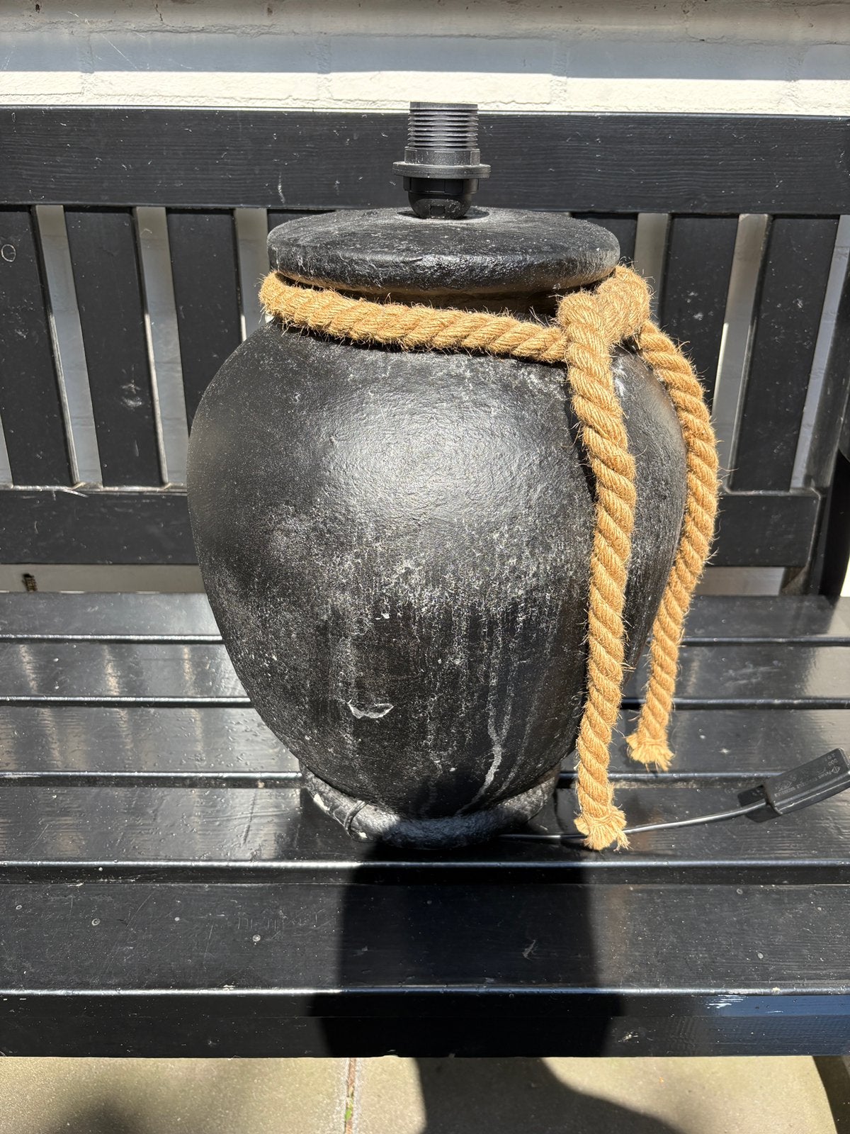 Kruiklamp, Ophalen of Verzenden, Gebruikt, Overige materialen