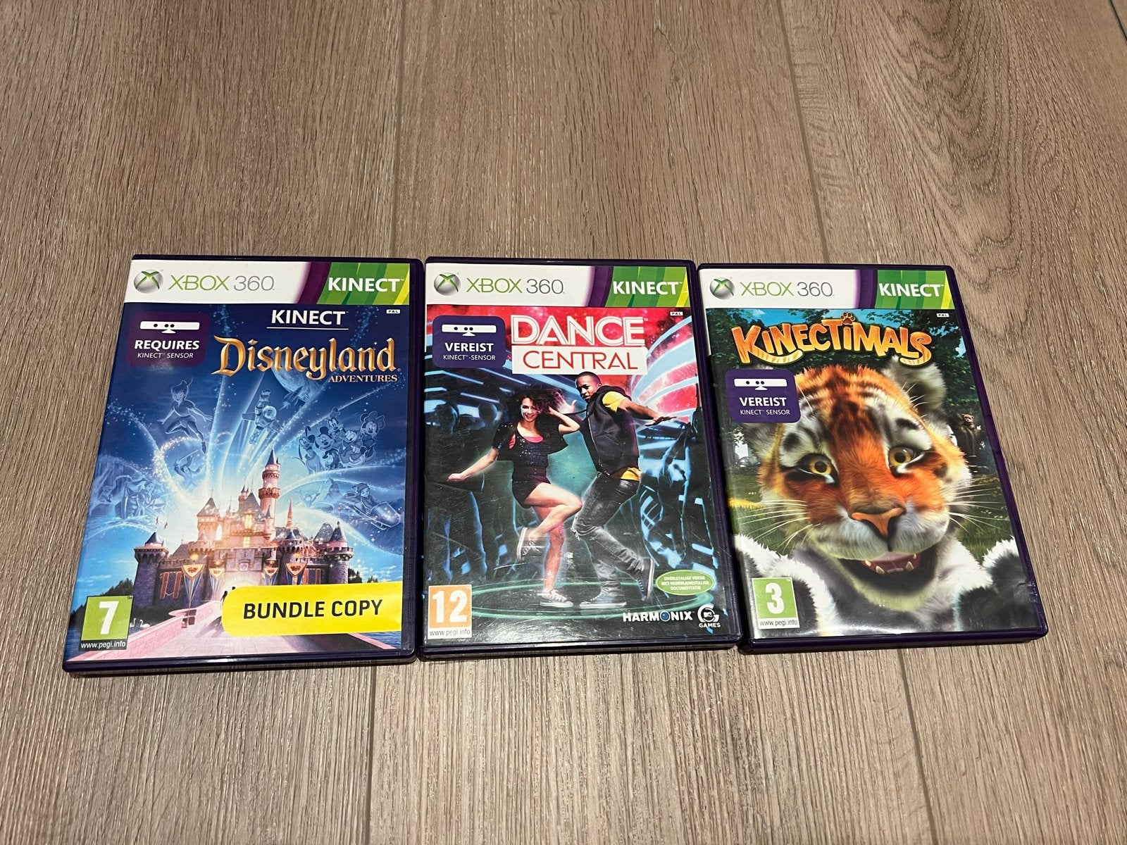 Xbox 360 Kinect Games: Disneyland, Dance Central, Kinectimal, Spelcomputers en Games, Ophalen of Verzenden, Overige genres, Vanaf 3 jaar