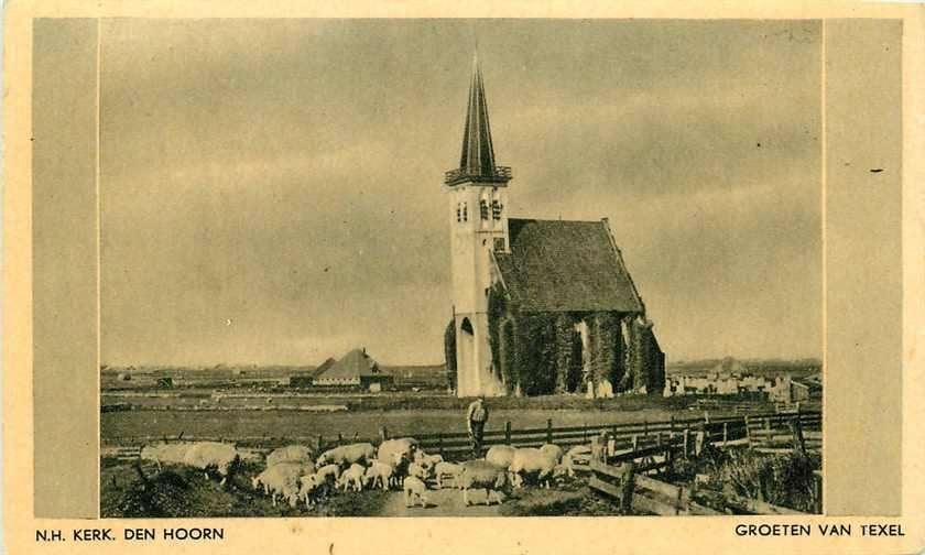 377-061-011 Den Hoorn Ned Herv Kerk, Verzenden, Voor 1920, Noord-Holland