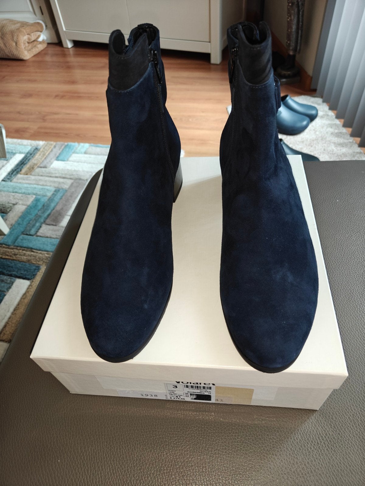 Nieuwe Volare Suède dames enkellaarsjes maat 41, Kleding | Dames, Ophalen, Blauw, Lage of Enkellaarzen, Volare