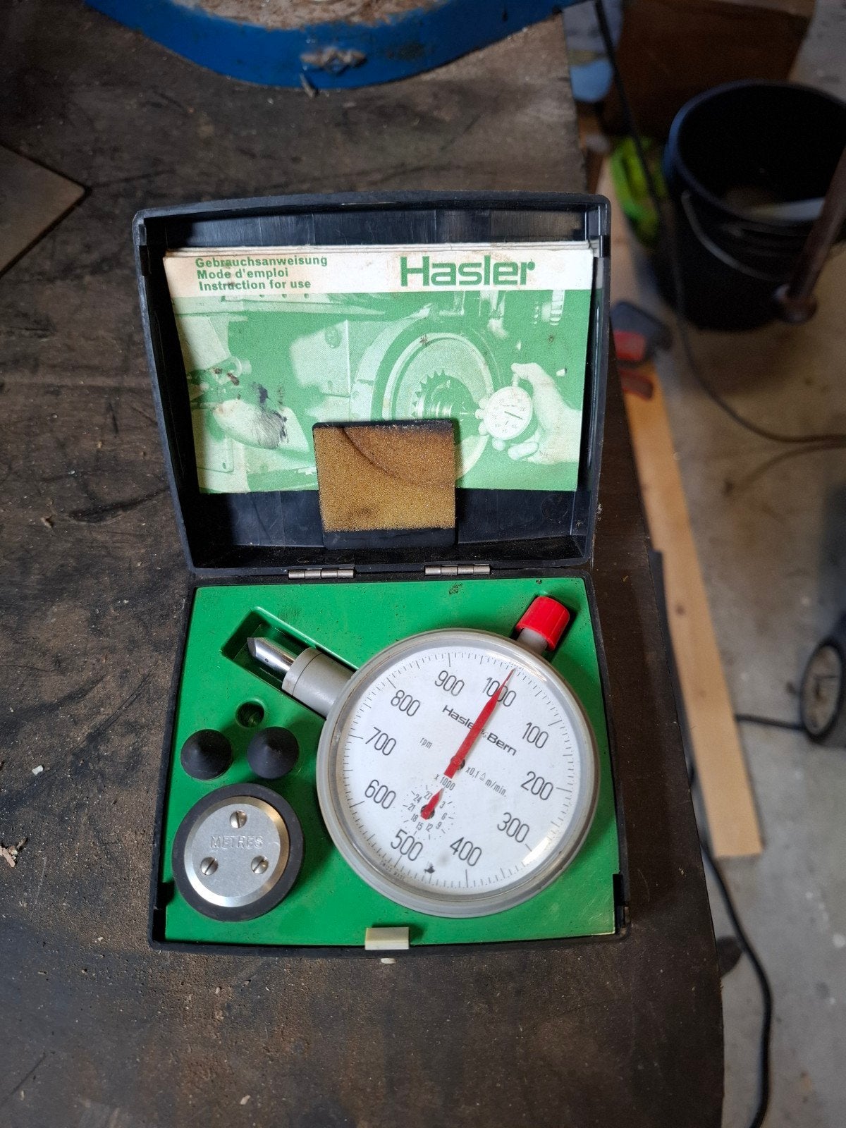 Hasler Tachometer Toerenteller met handleiding, Ophalen of Verzenden
