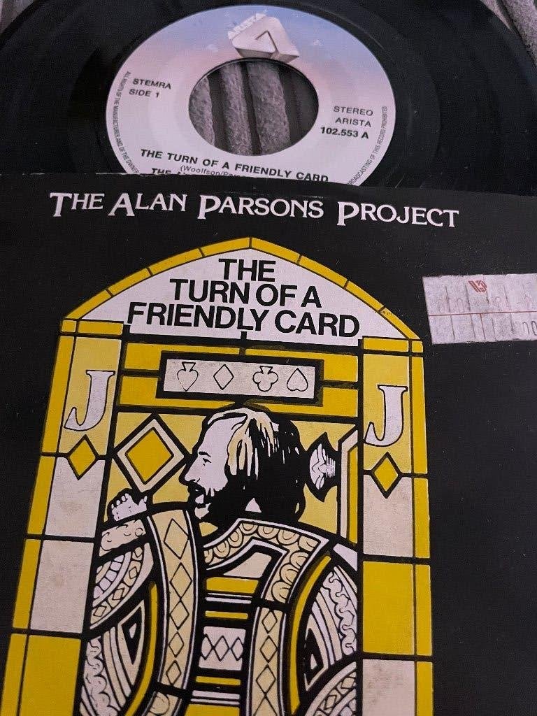 The Alan Parsons project single, 7 inch, Ophalen of Verzenden, Zo goed als nieuw, Beschermende buitenhoes