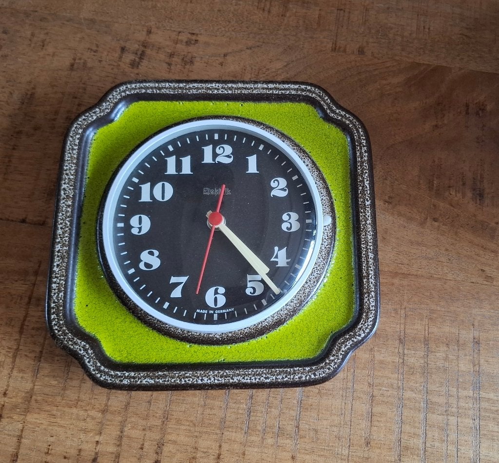 Vintage west germany keukenklok, Antiek en Kunst, Ophalen